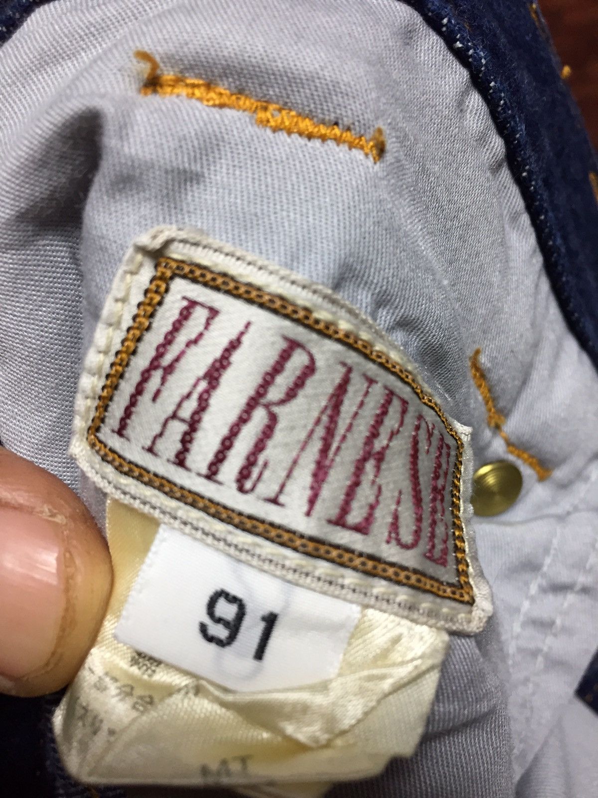 Hysteric Glamour × Japanese Brand × Tornado Mart 💥best offer💥Farnese denim Jeans saiz 35 Size US 35 - 8 Thumbnail