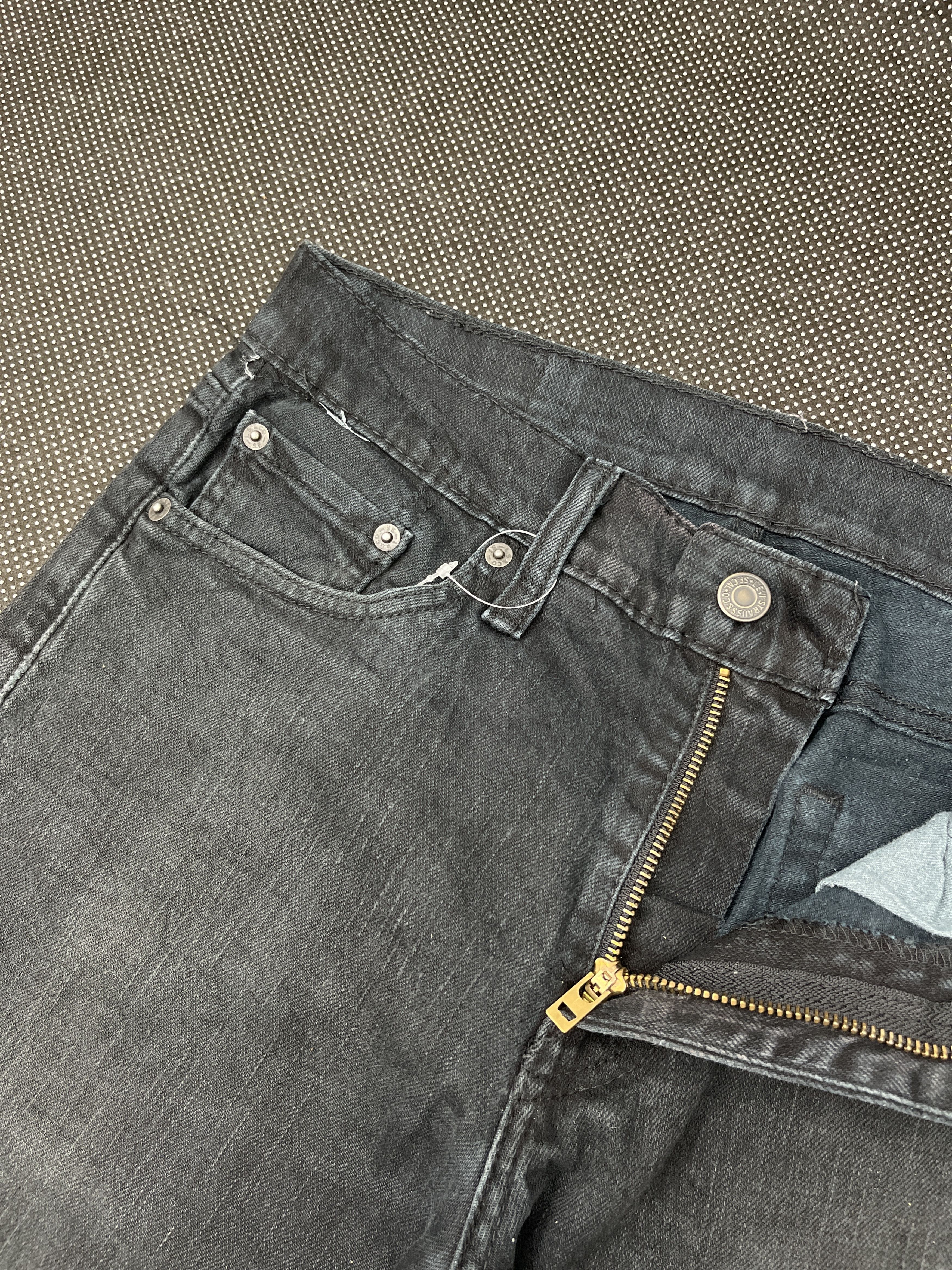 Levi's × Vintage Vintage Levis 511 Slim Fit Black Jeans - J052 Size US 30 / EU 46 - 7 Thumbnail