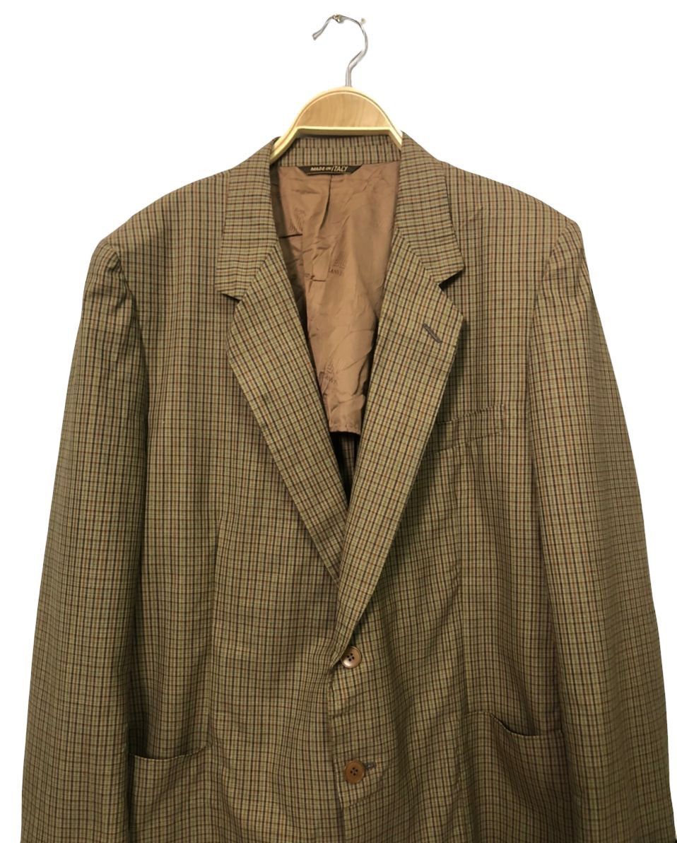 Vintage Vintage Lanvin Paris Plaid Blazer Coat Jacket Size US L / EU 52-54 / 3 - 4 Thumbnail