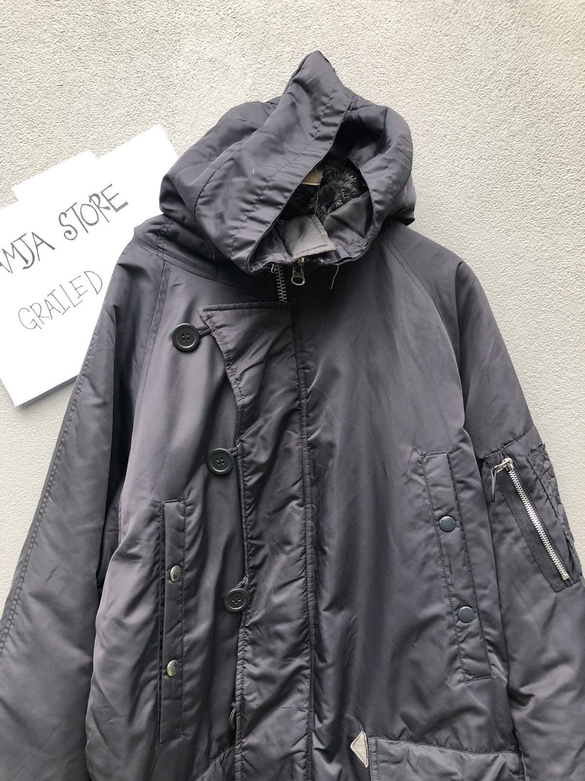 Japanese Brand Vintage Virgin Voyage Zipper Ups Hoodie Jacket Size US XXL / EU 58 / 5 - 4 Thumbnail