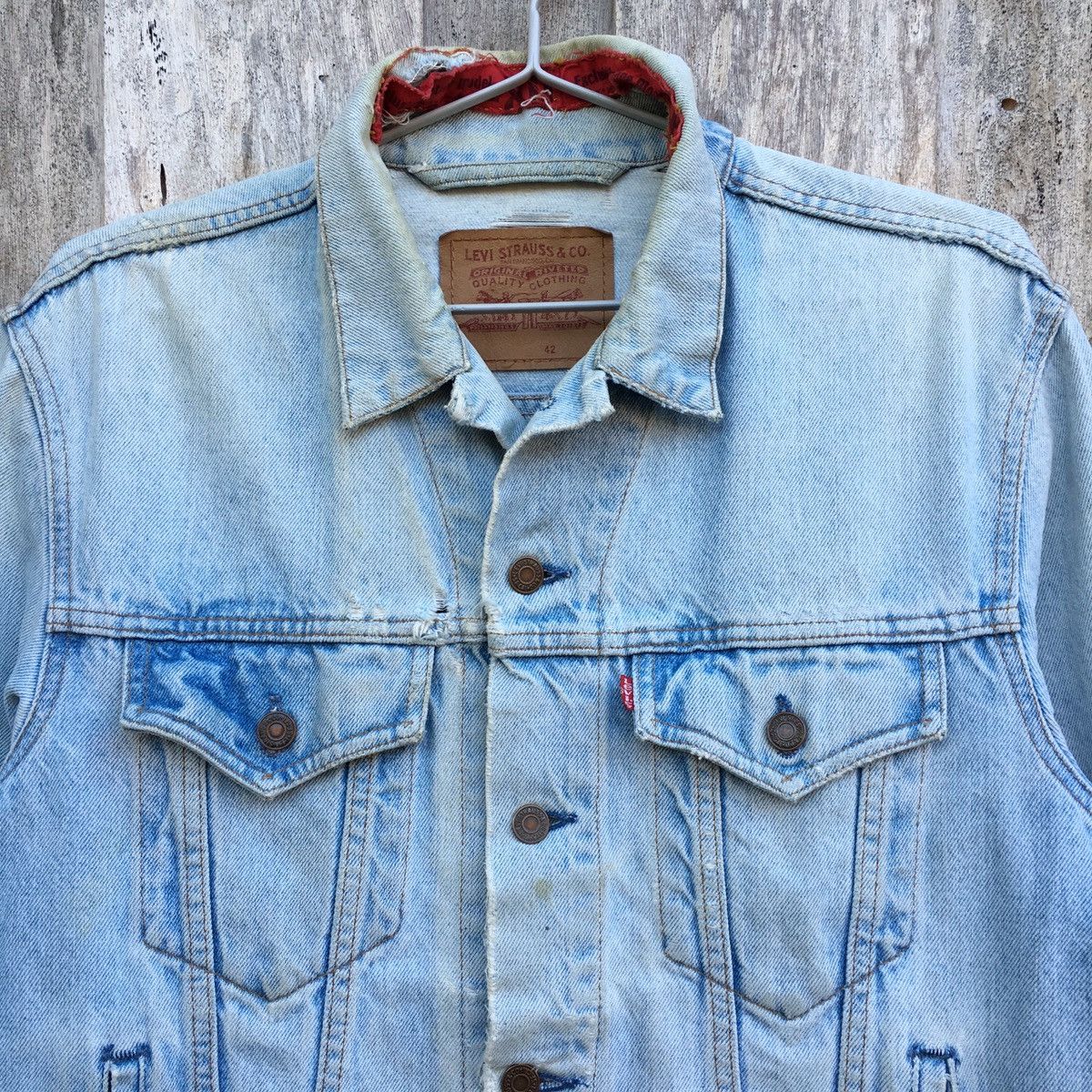 Levi's × Levi's Vintage Clothing × Vintage Vintage Levi’s 70s Denim Jacket Size US M / EU 48-50 / 2 - 2 Thumbnail