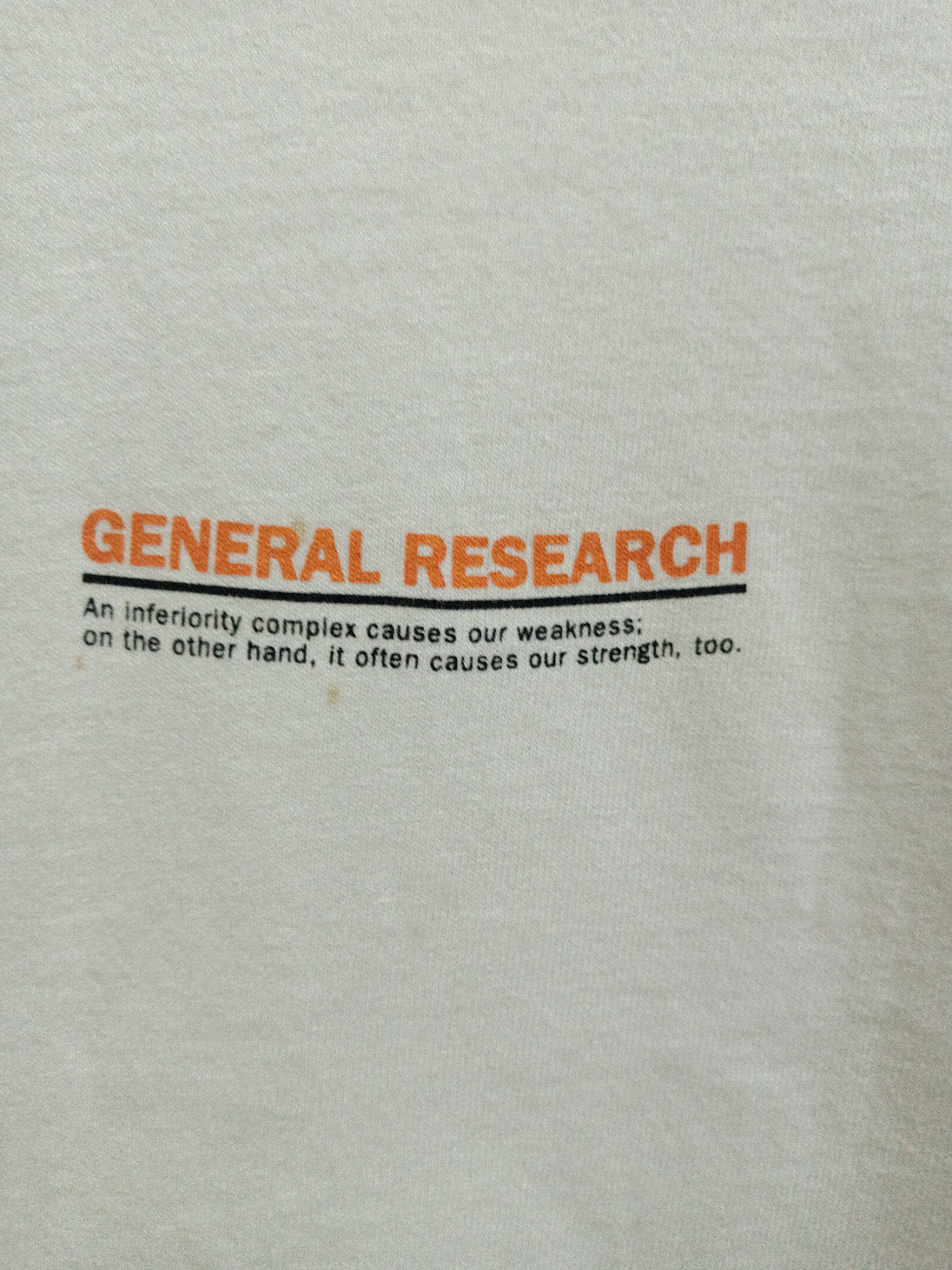 General Research Vintage Rare General Research 1999 Style 537 by Oneita Size US S / EU 44-46 / 1 - 4 Thumbnail
