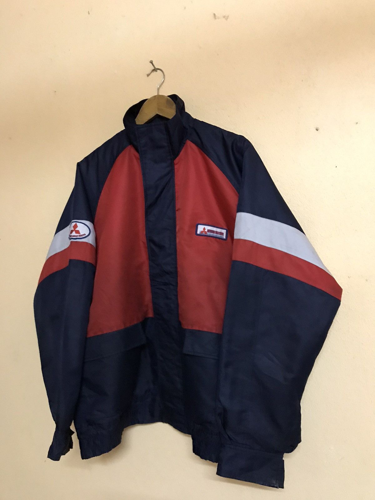 Japanese Brand × Vintage VINTAGE MITSUBISHI SHOJI SEKIYU RACING TEAM JACKET Size US L / EU 52-54 / 3 - 3 Thumbnail