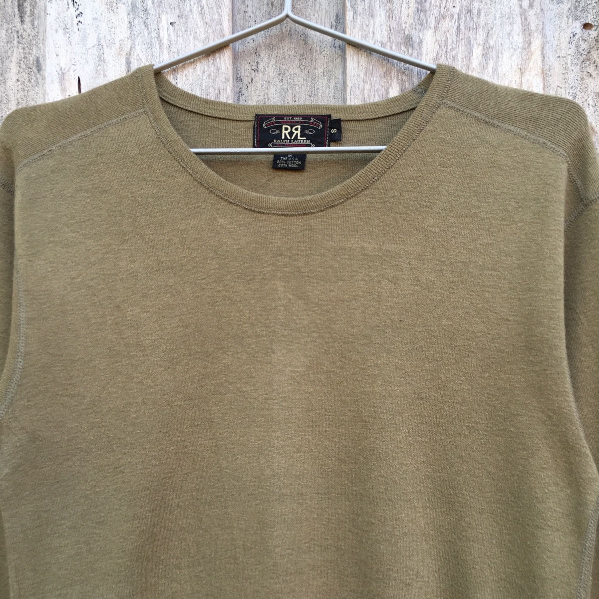 RRL Ralph Lauren Ralph Lauren Double RL Crewneck Sweatshirt Size US S / EU 44-46 / 1 - 2 Thumbnail
