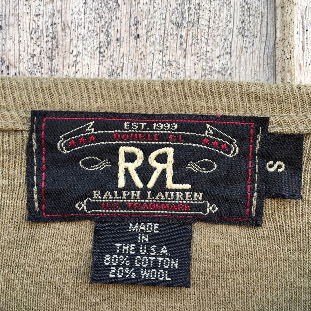RRL Ralph Lauren Ralph Lauren Double RL Crewneck Sweatshirt Size US S / EU 44-46 / 1 - 4 Thumbnail