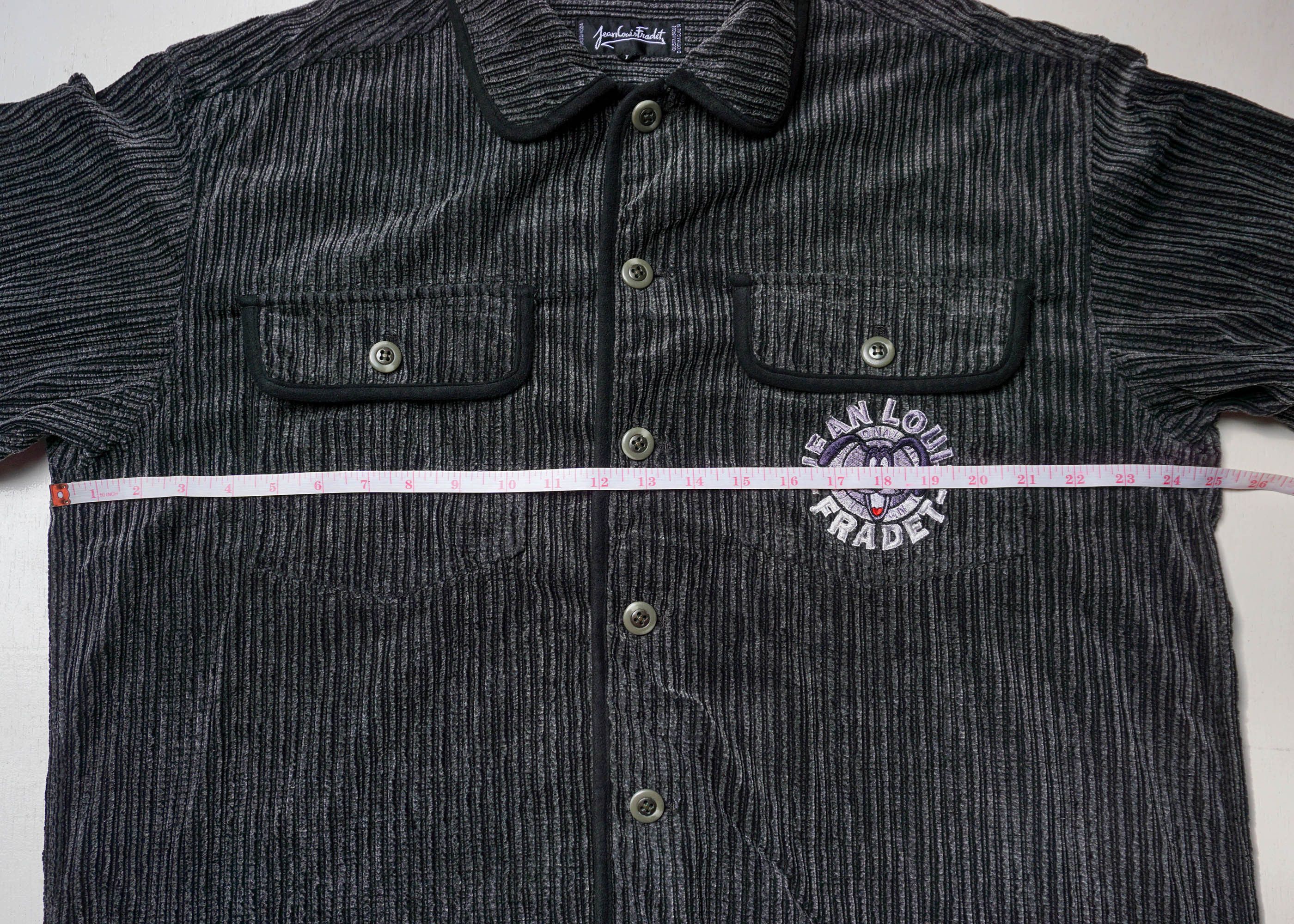 Japanese Brand JEAN LOUIS FRADET Oversized Corduroy Shirt Size US XXL / EU 58 / 5 - 8 Thumbnail