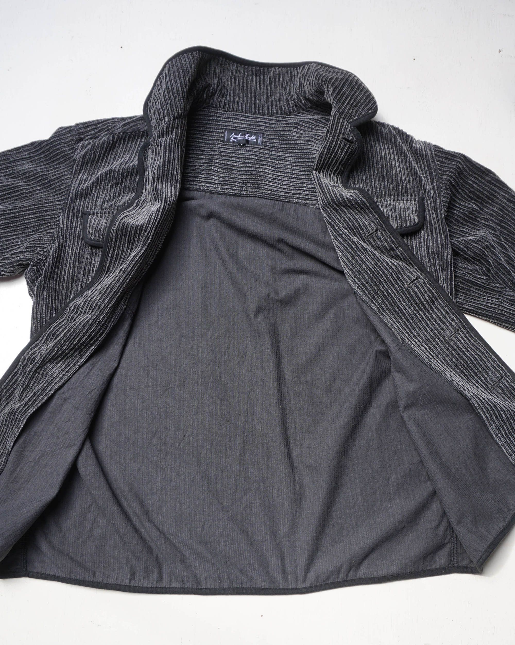Japanese Brand JEAN LOUIS FRADET Oversized Corduroy Shirt Size US XXL / EU 58 / 5 - 5 Thumbnail