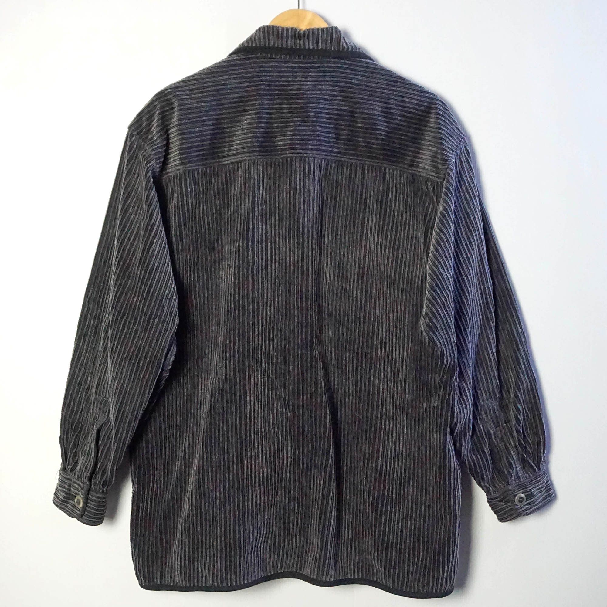 Japanese Brand JEAN LOUIS FRADET Oversized Corduroy Shirt Size US XXL / EU 58 / 5 - 14 Thumbnail