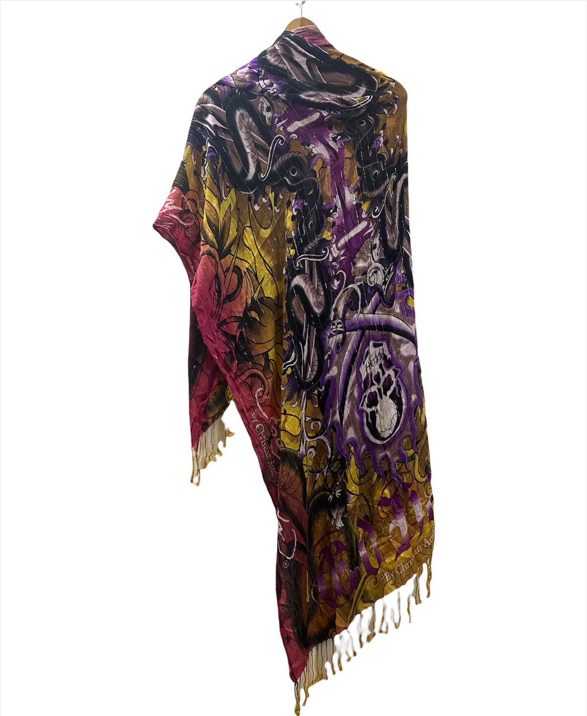 Art Comes First × Ed Hardy Ed Hardy by Christian Audigier Scarf Size ONE SIZE - 2 Thumbnail