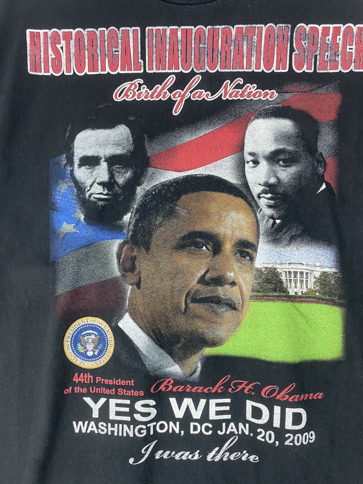Rap Tees Rare design Barack Obama martin luther king Size US XXL / EU 58 / 5 - 3 Thumbnail