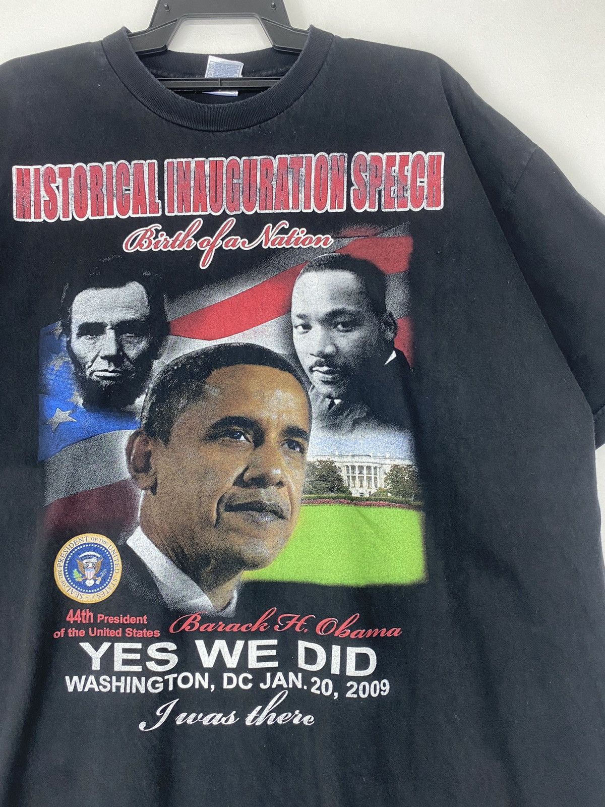 Rap Tees Rare design Barack Obama martin luther king Size US XXL / EU 58 / 5 - 2 Thumbnail