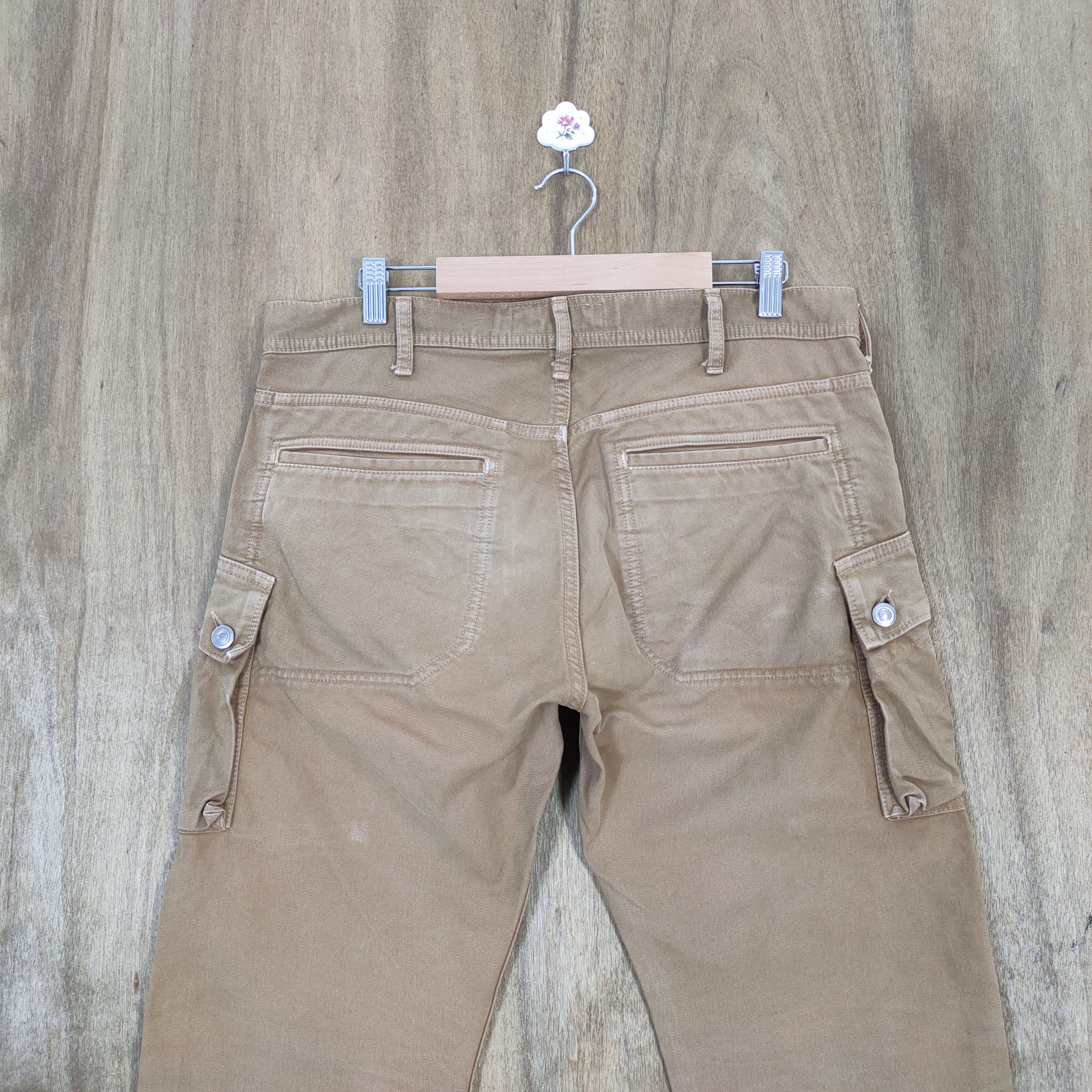 Spellbound VINTAGE SPELLBOUND FADED BROWN CARGO PANTS Size US 33 - 9 Thumbnail