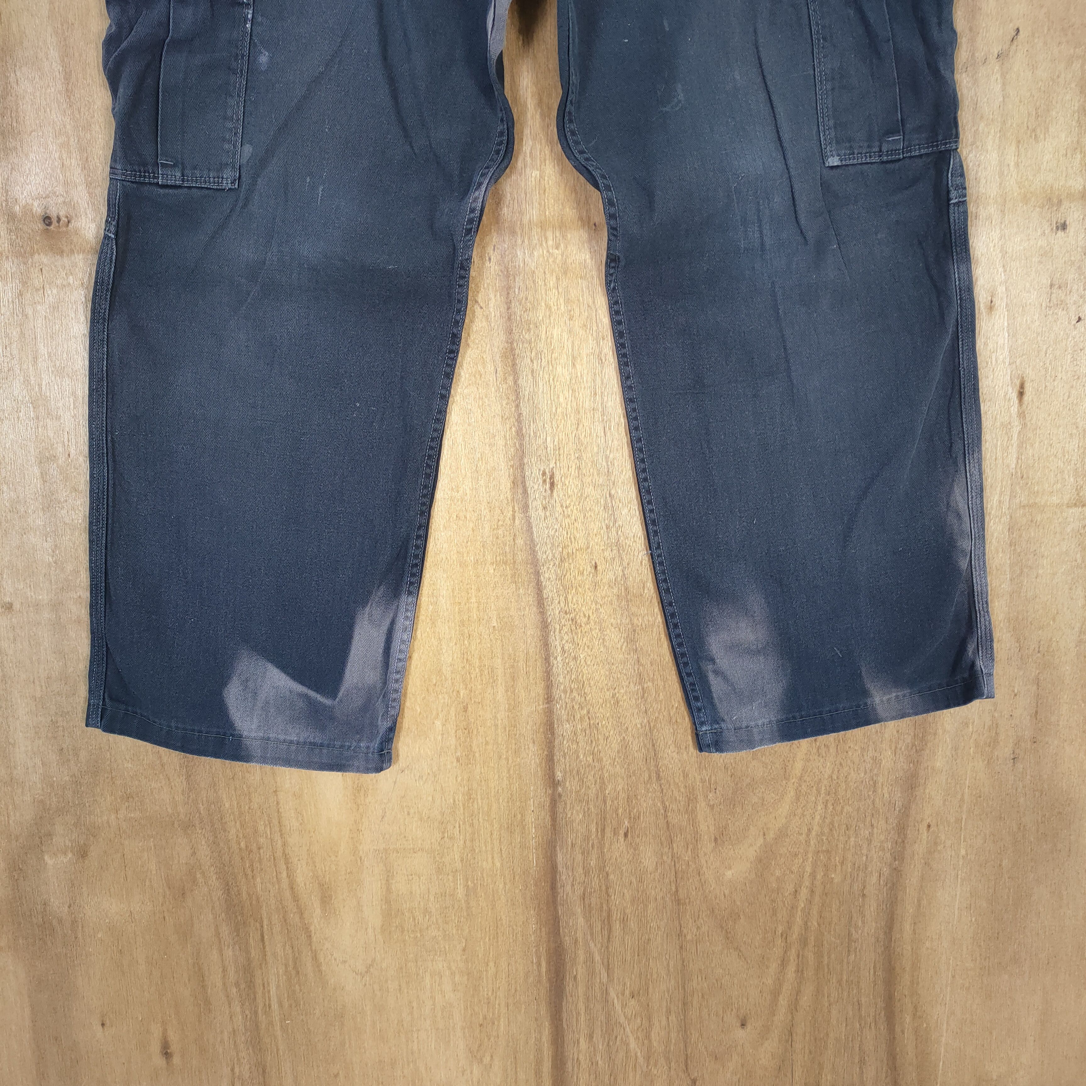 Japanese Brand VINTAGE EVENRIVER FADED WORKWEAR BAGGY CARGO PANTS Size US 36 / EU 52 - 5 Thumbnail