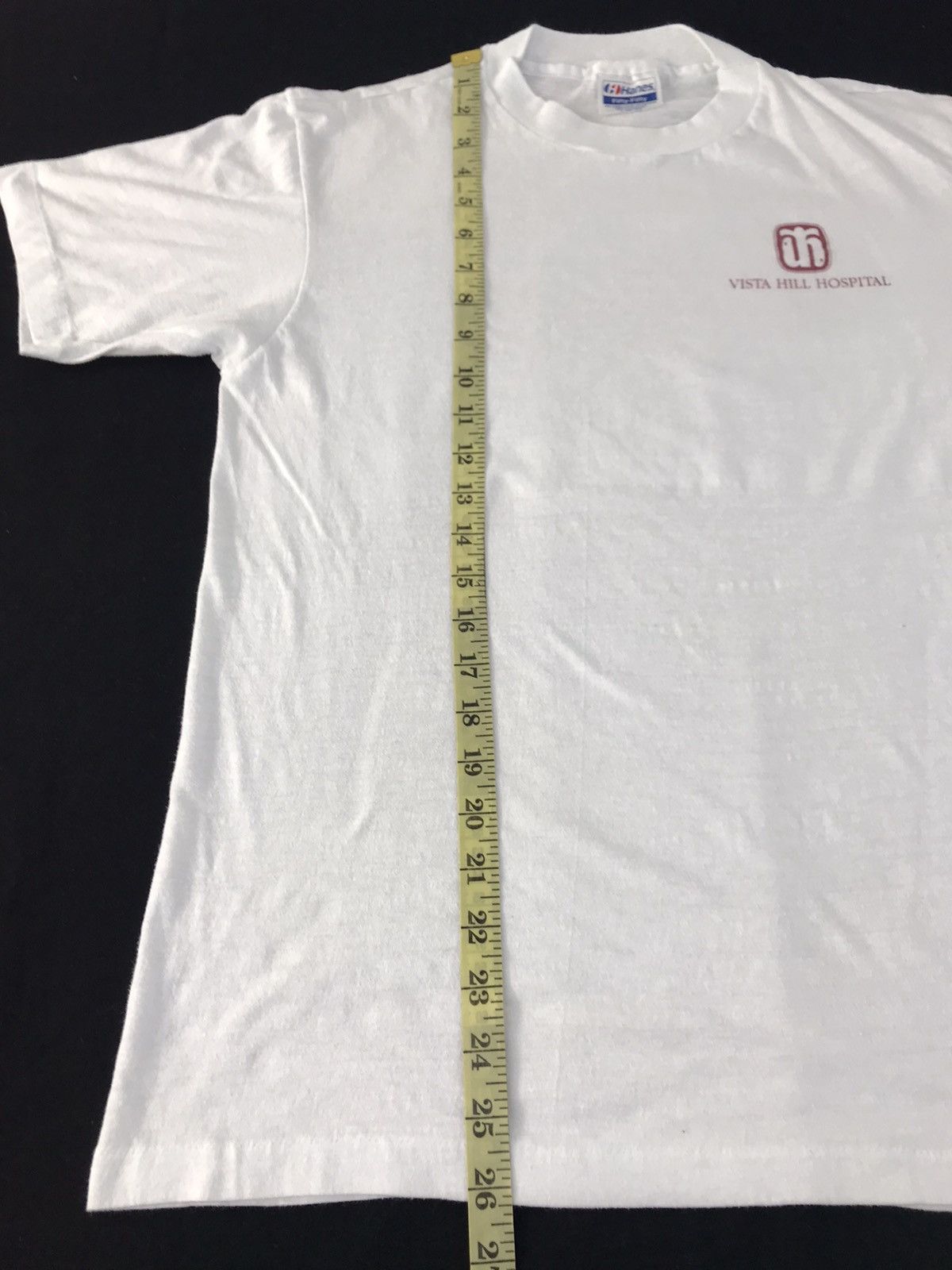 Hanes 90s Hanes 50/50 Vista Hill Hospital Tee Printed Logo Size US M / EU 48-50 / 2 - 8 Thumbnail