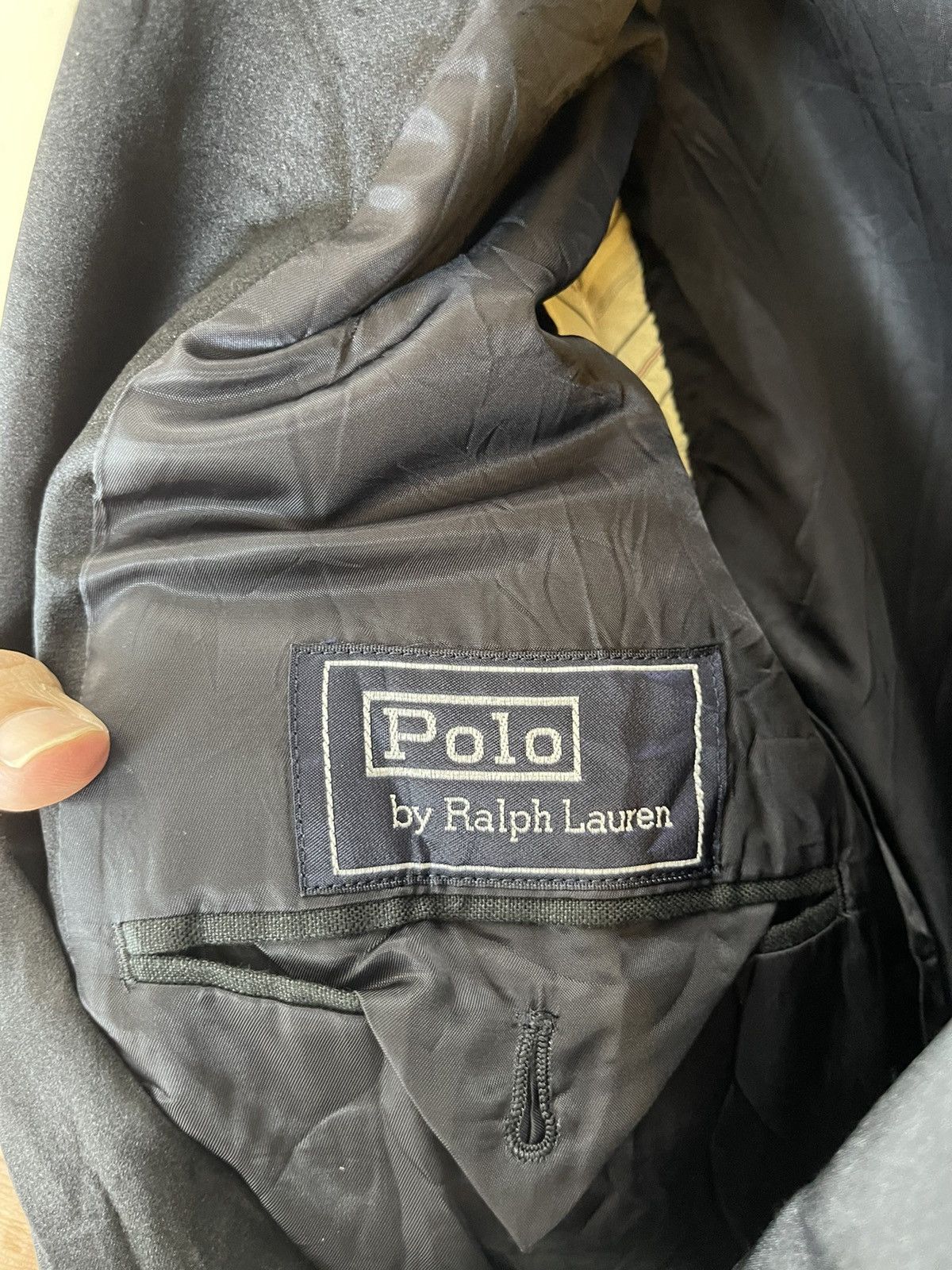 Polo Ralph Lauren VINTAGE POLO RALPH LAUREN DOUBLE BREAST COAT Size 38L - 4 Thumbnail