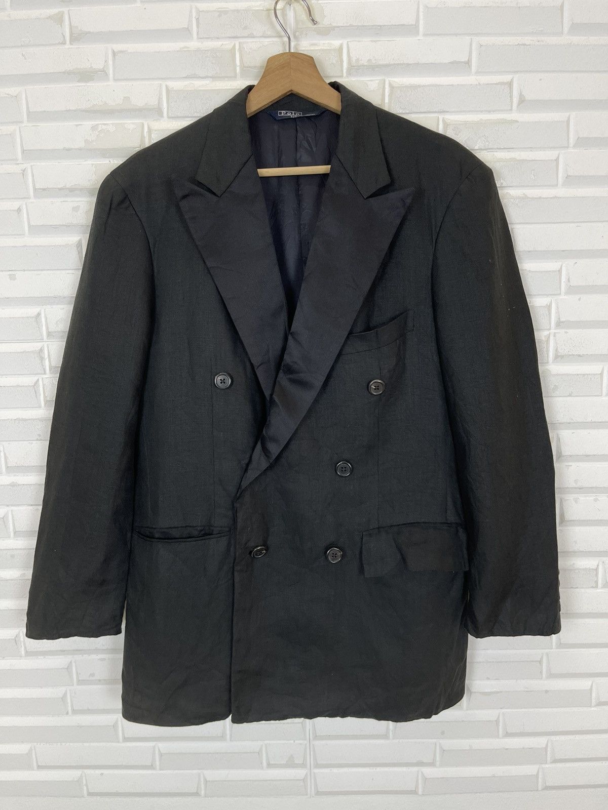 Polo Ralph Lauren VINTAGE POLO RALPH LAUREN DOUBLE BREAST COAT Size 38L - 2 Thumbnail
