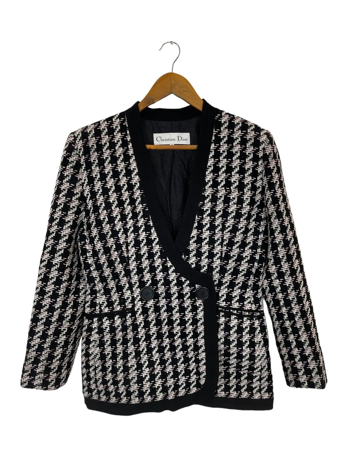 Dior VINTAGE TWEED JACKET CHRISTIAN DIOR PARIS Size M / US 6-8 / IT 42-44 - 1 Thumbnail
