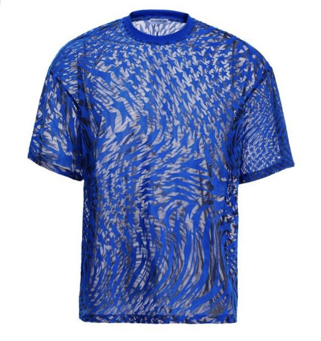 【関税込み】Mugler ブラック＆ホワイト Swirling Star Tシャツ Mugler H&M Swirling Star Mesh T-shirt Mens size L | eBay