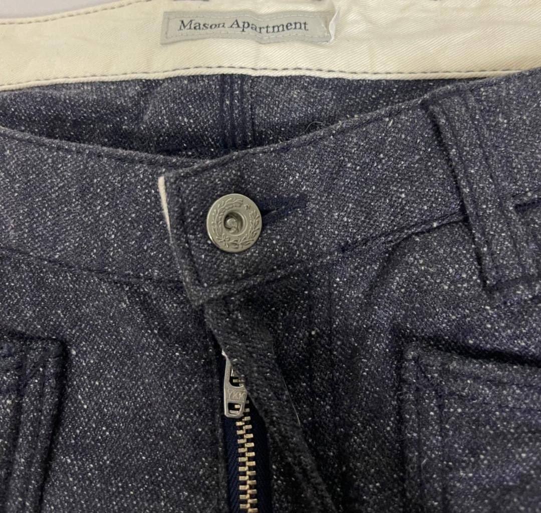 Mason's MASON APARTMENTS WOOL BUCKLE BACK CASUAL PANTS Size US 34 / EU 50 - 7 Thumbnail