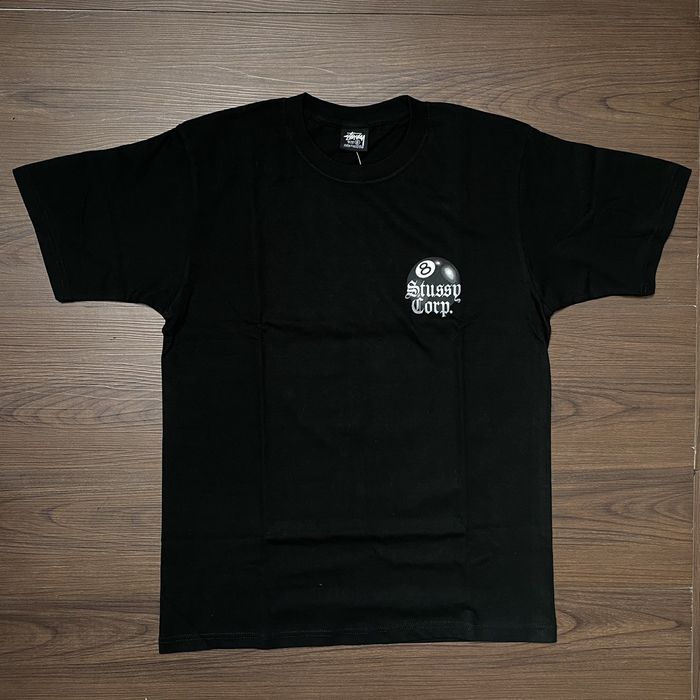 Stussy STUSSY 8 BALL CORP TEE - BLACK | Grailed