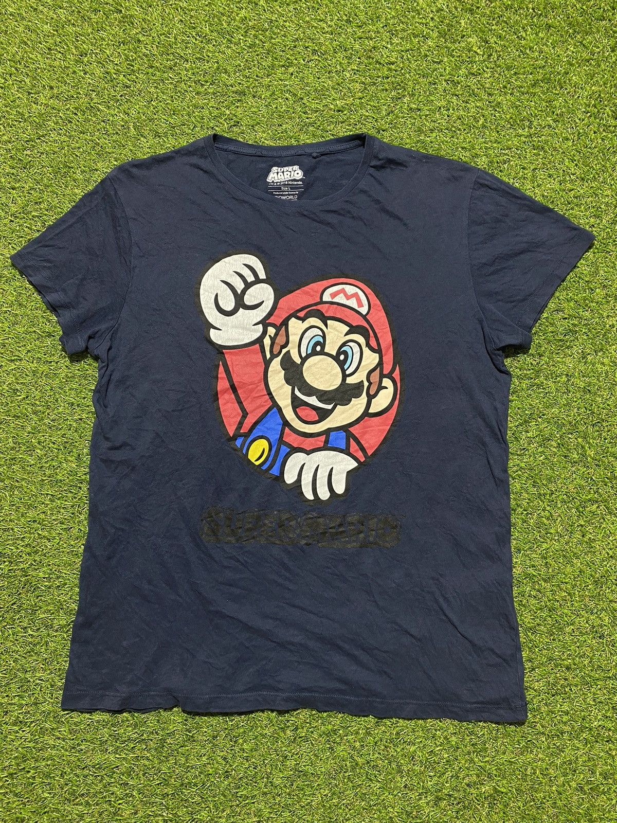 Japanese Brand Vintage Y2k Super Mario tee streetwear games style size L Size US L / EU 52-54 / 3 - 1 Thumbnail