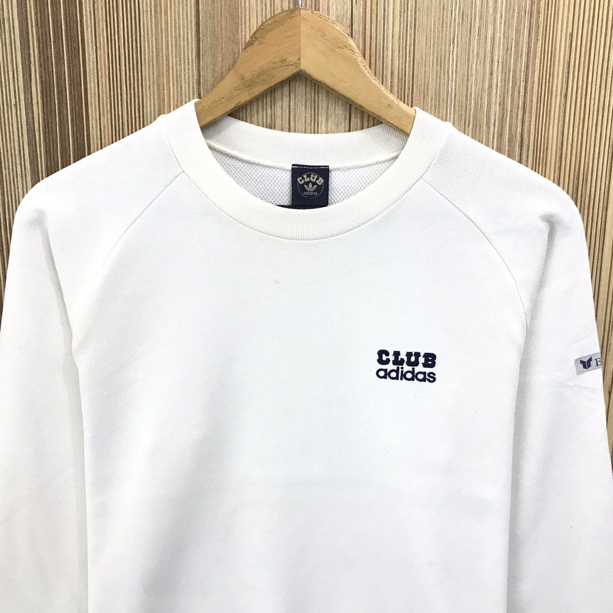 Adidas × Vintage Vintage Adidas Sweatshirt Adidas Club Jumper Adidas Trefoil Size US M / EU 48-50 / 2 - 3 Thumbnail