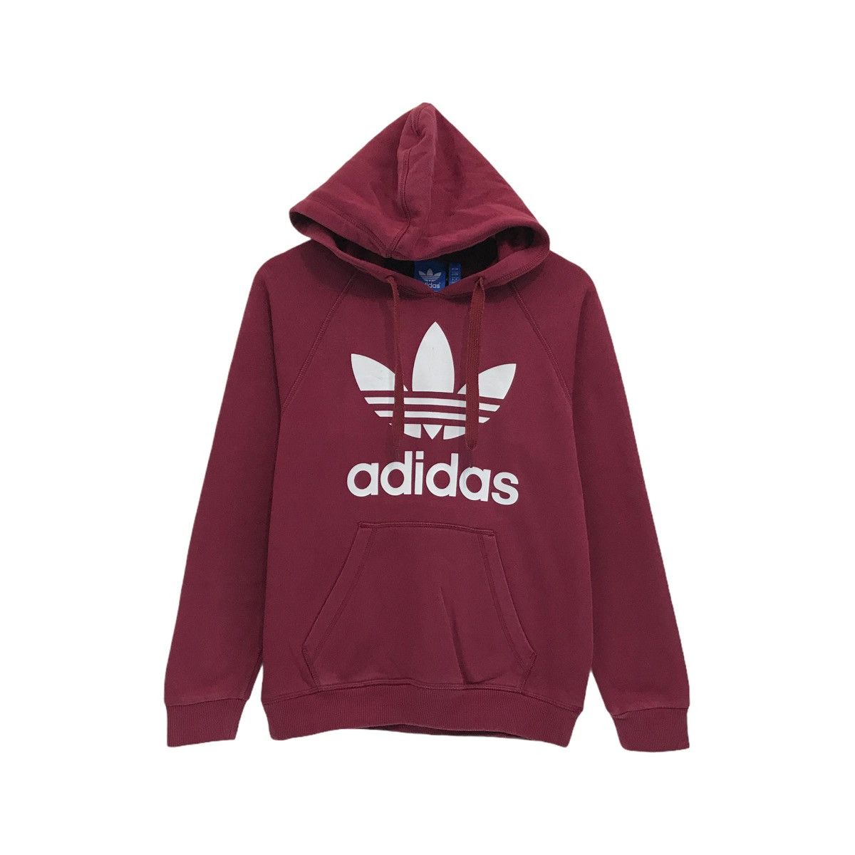 Adidas × Japanese Brand Vintage Adidas Trefoil Big Logo Hoodies Sweatshirt Pullover Size US M / EU 48-50 / 2 - 1 Thumbnail