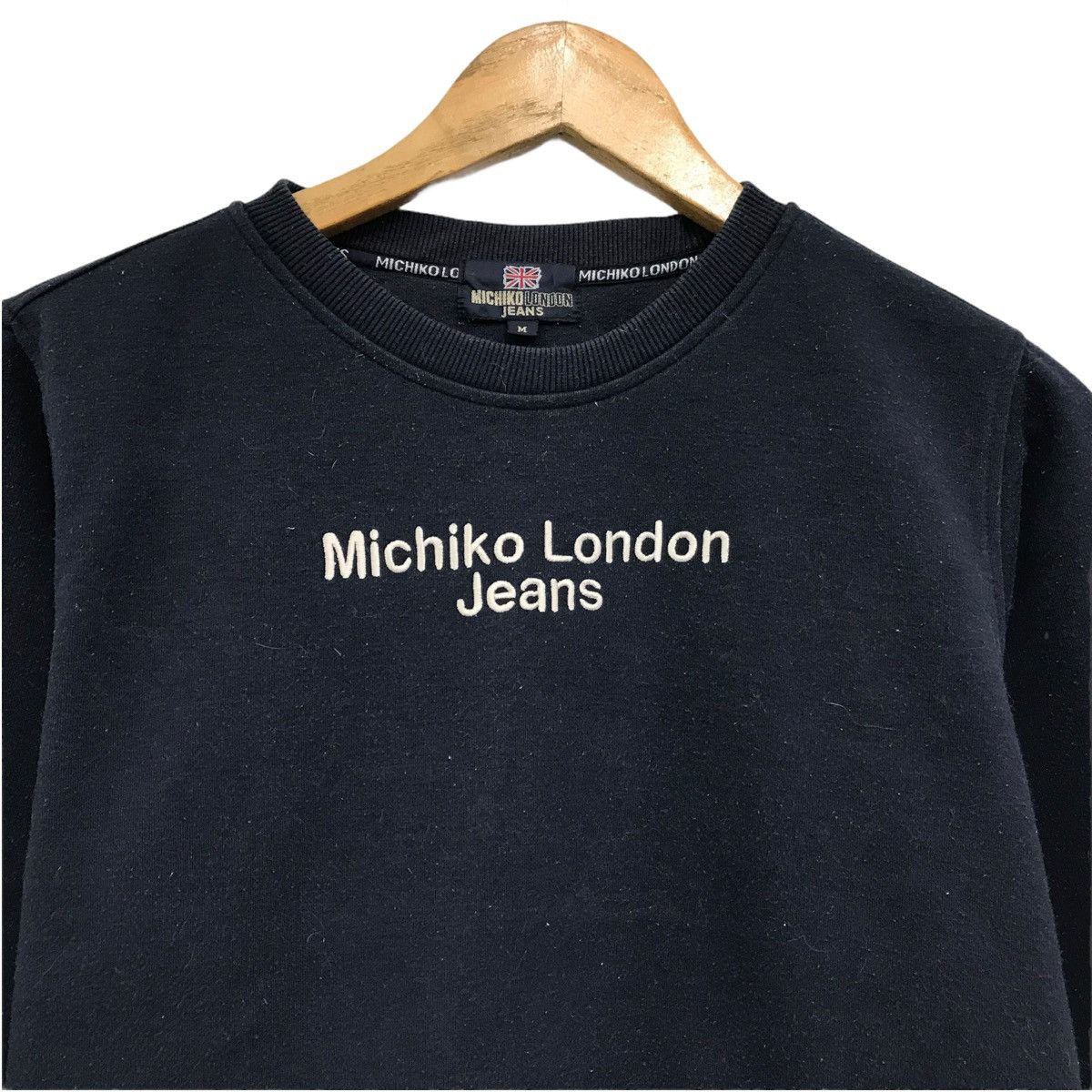 Japanese Brand × Michiko Koshino London × Vintage Vintage Michiko London Jeans Sweatshirt Pullover Jumper Size US S / EU 44-46 / 1 - 3 Thumbnail