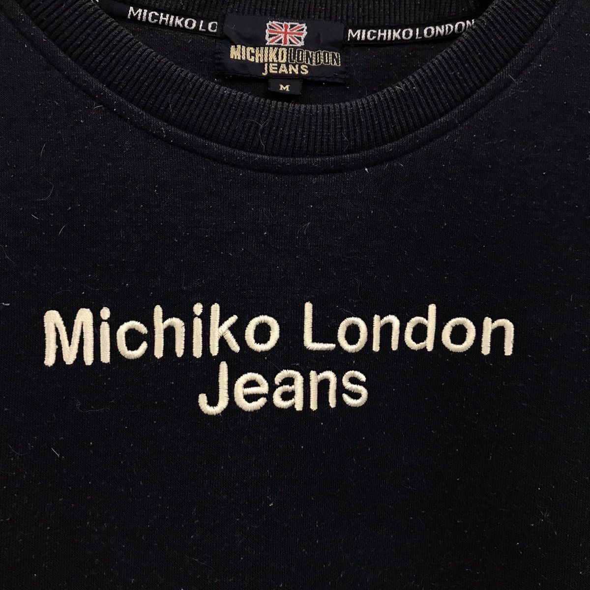 Japanese Brand × Michiko Koshino London × Vintage Vintage Michiko London Jeans Sweatshirt Pullover Jumper Size US S / EU 44-46 / 1 - 2 Thumbnail