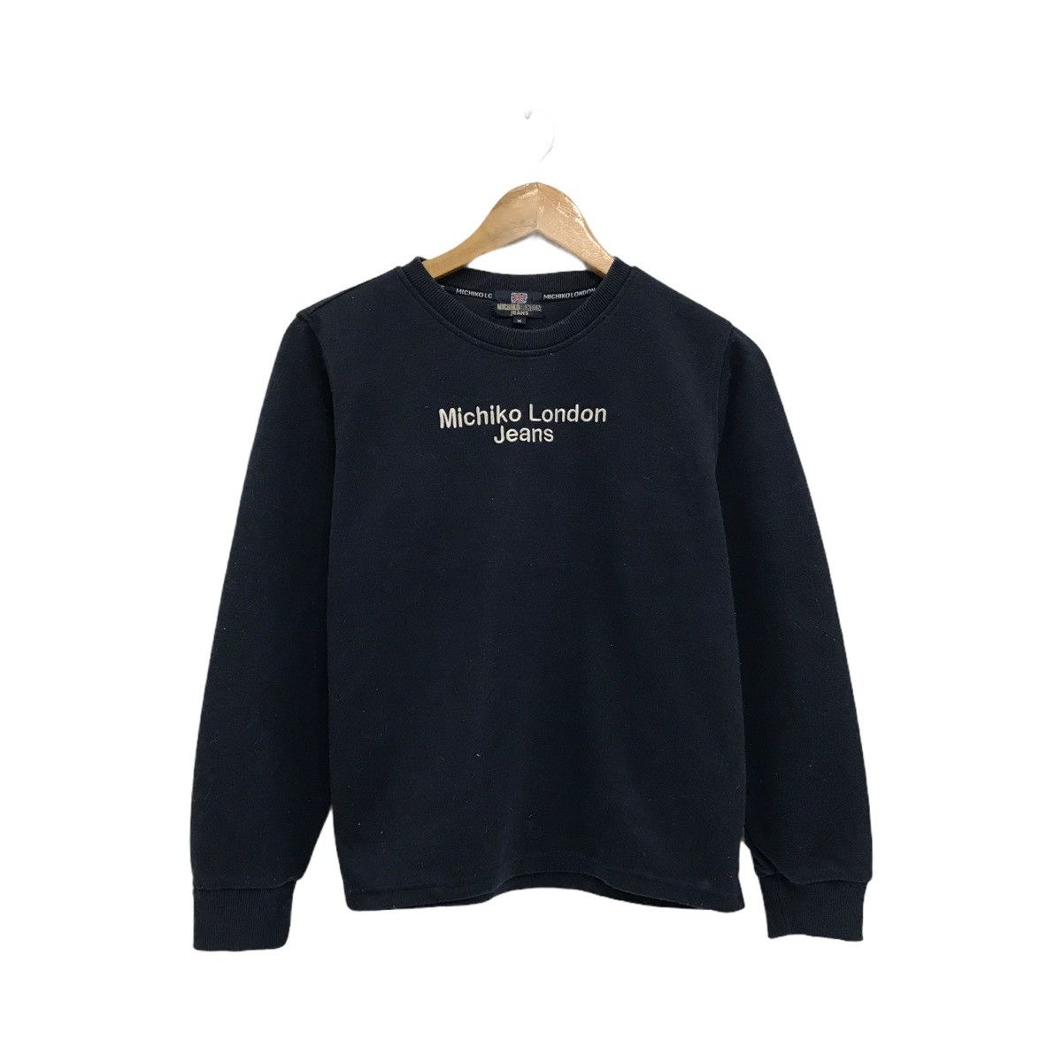 Japanese Brand × Michiko Koshino London × Vintage Vintage Michiko London Jeans Sweatshirt Pullover Jumper Size US S / EU 44-46 / 1 - 1 Thumbnail