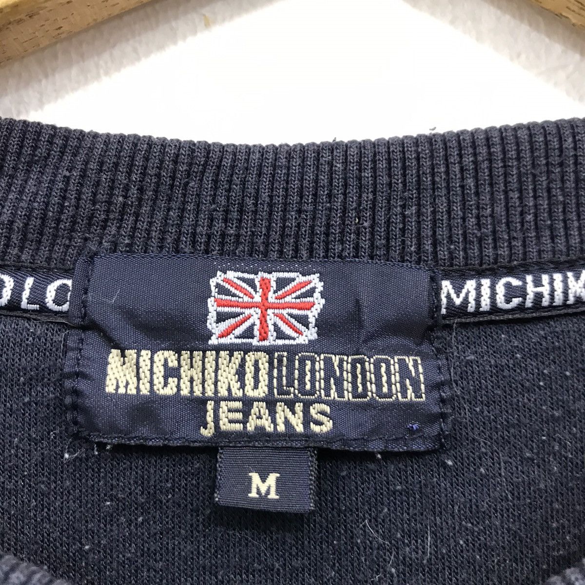 Japanese Brand × Michiko Koshino London × Vintage Vintage Michiko London Jeans Sweatshirt Pullover Jumper Size US S / EU 44-46 / 1 - 6 Thumbnail