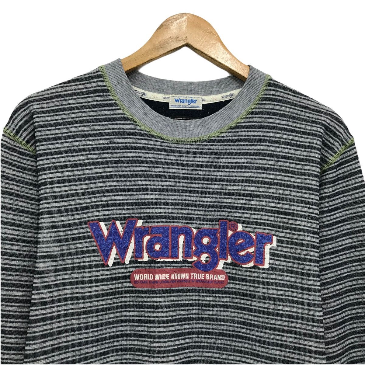 Vintage × Wrangler Vintage Wrangler Sweatshirt Pullover Jumper Wrangler jeans Size US M / EU 48-50 / 2 - 3 Thumbnail