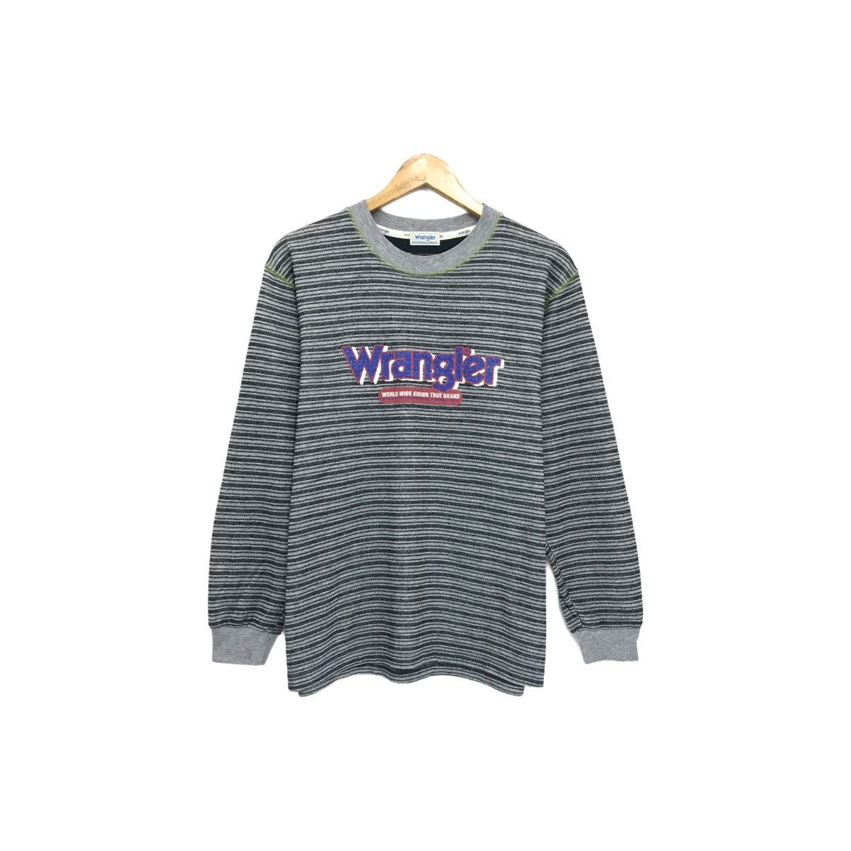 Vintage × Wrangler Vintage Wrangler Sweatshirt Pullover Jumper Wrangler jeans Size US M / EU 48-50 / 2 - 1 Thumbnail