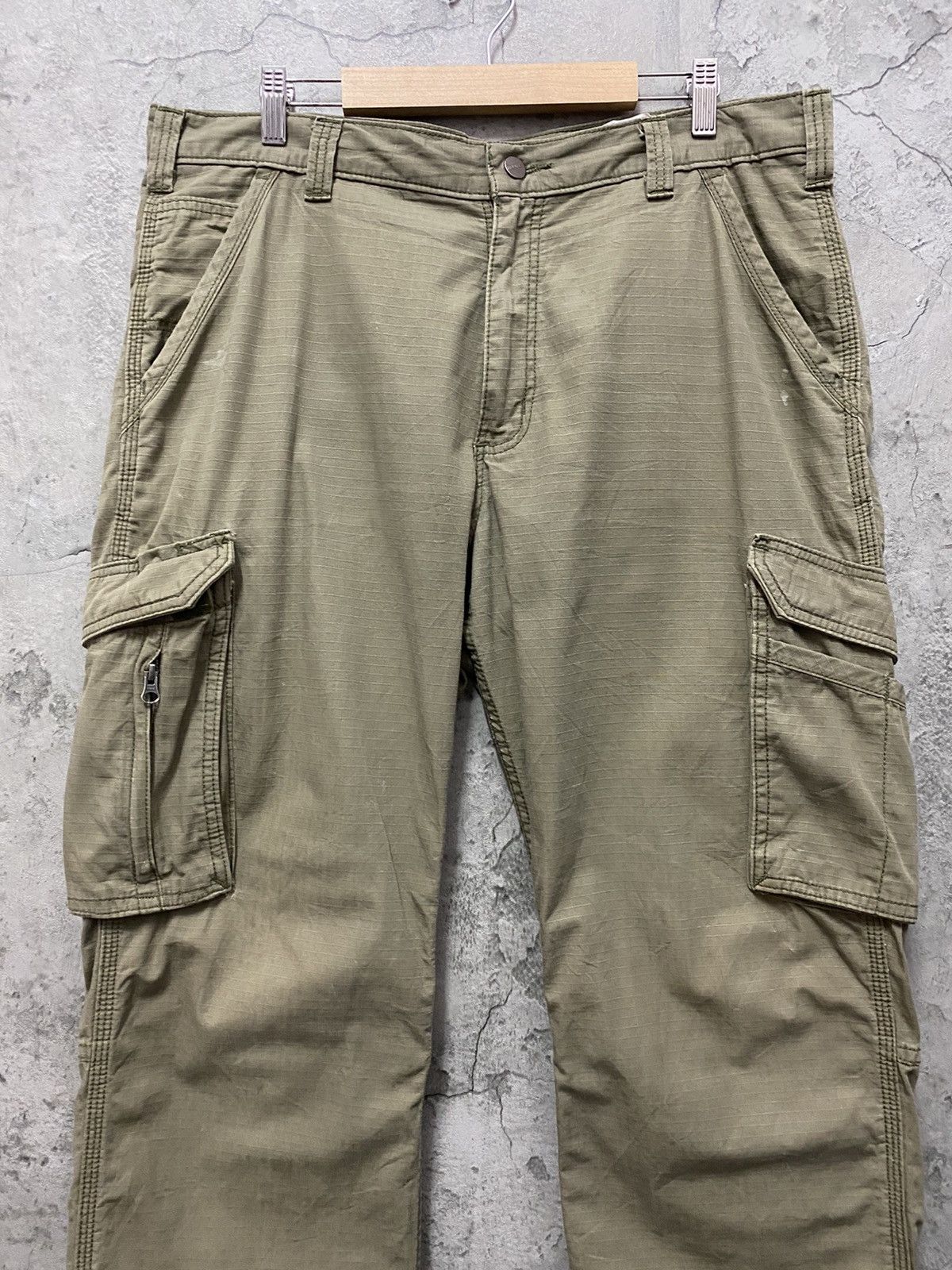 Carhartt × Vintage Vintage Carhartt Tactical Cargo Multi Pocket Relaxed Fit Size US 36 / EU 52 - 3 Thumbnail