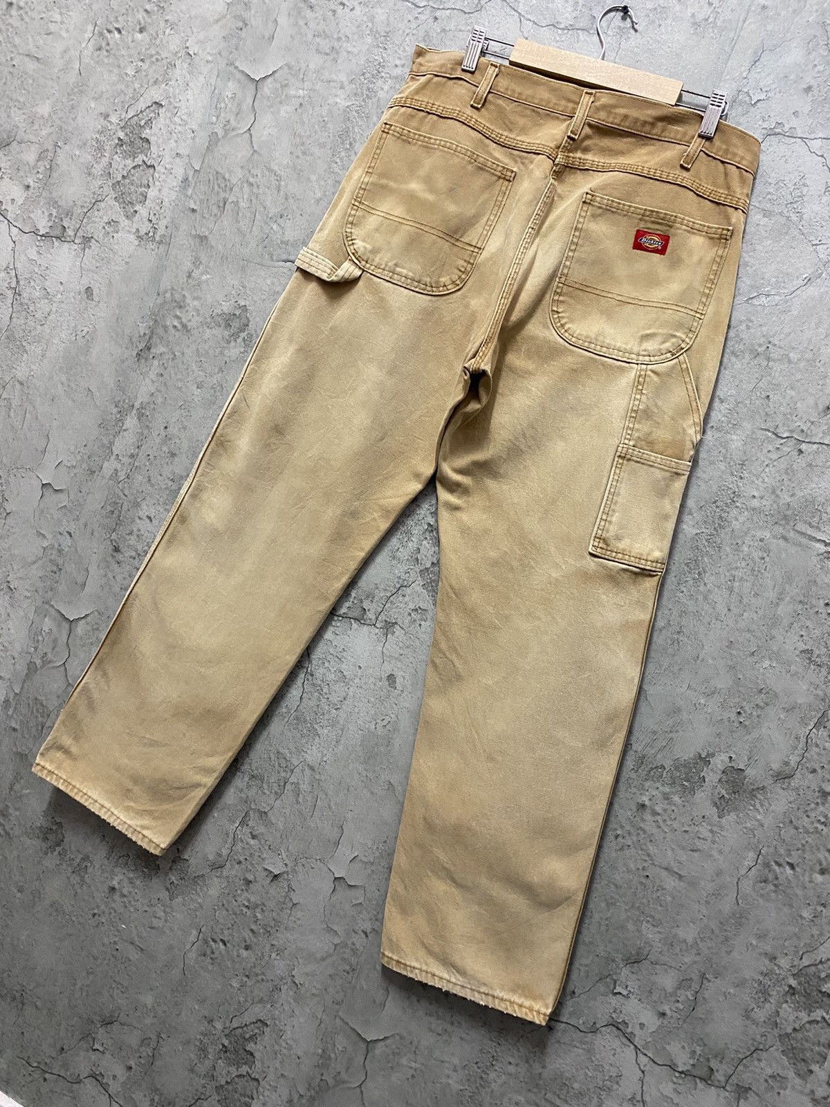 Dickies × Vintage Vintage 90’s Dickies Carpenter Sun faded Loose Fit Pants Size US 34 / EU 50 - 3 Thumbnail