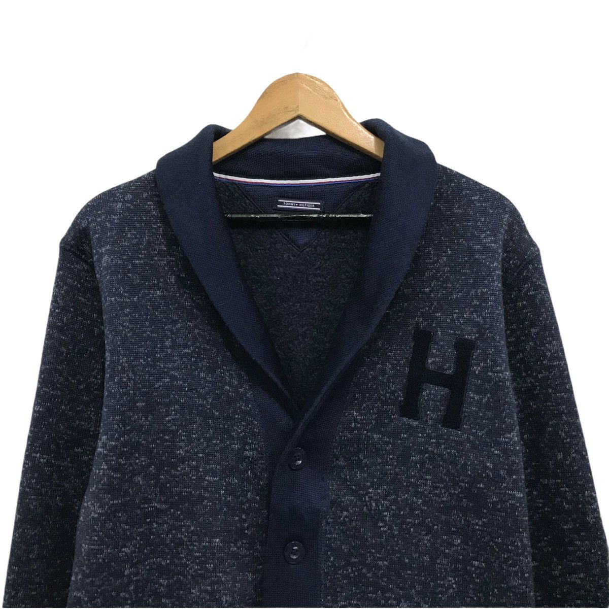 Tommy Hilfiger × Vintage Vintage Tommy Hilfiger Sweatshirt Pullover Jumper Cardigan l Size US M / EU 48-50 / 2 - 3 Thumbnail