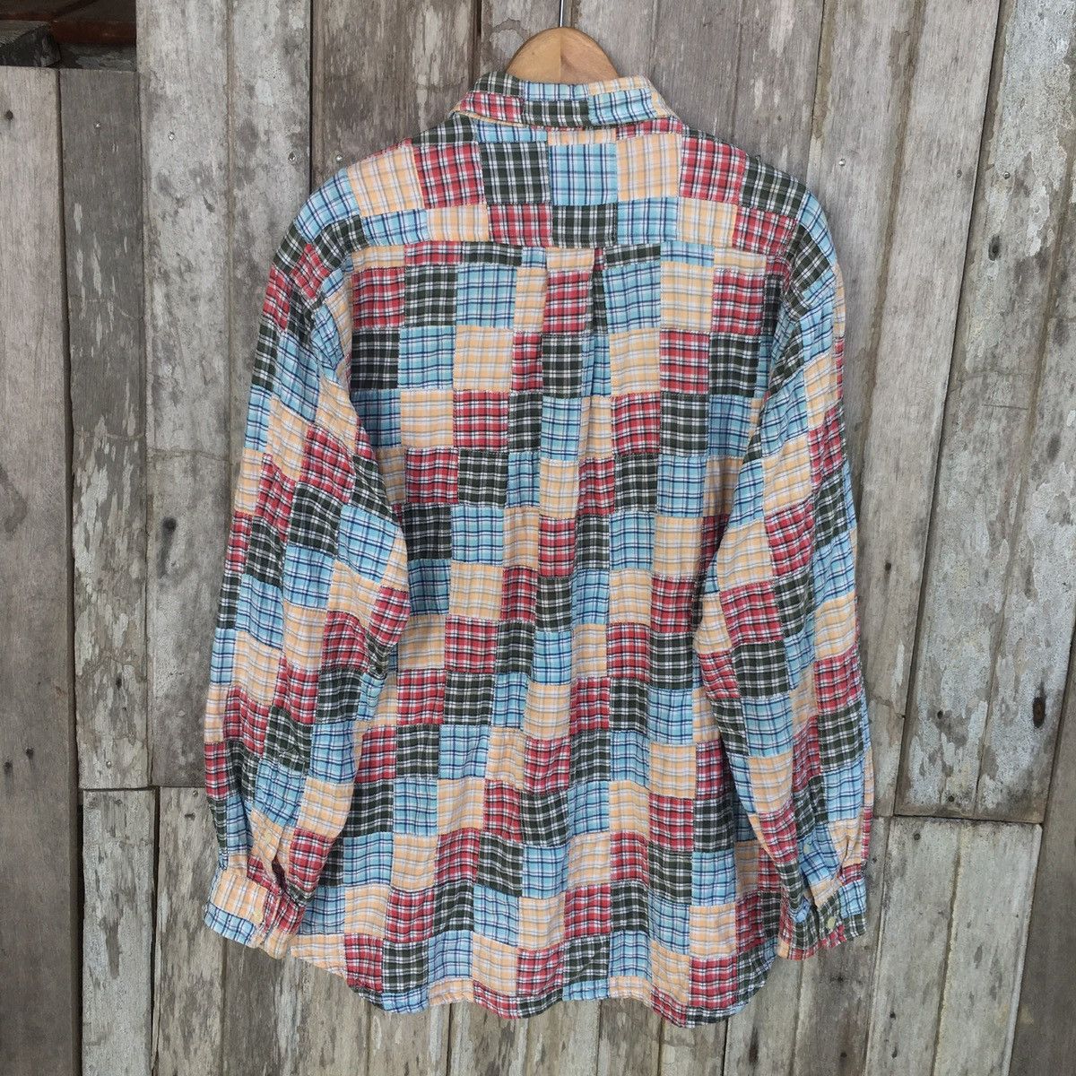 J.Crew Vintage J.Crew Patchwork Design Button Up Shirt Size US L / EU 52-54 / 3 - 2 Thumbnail