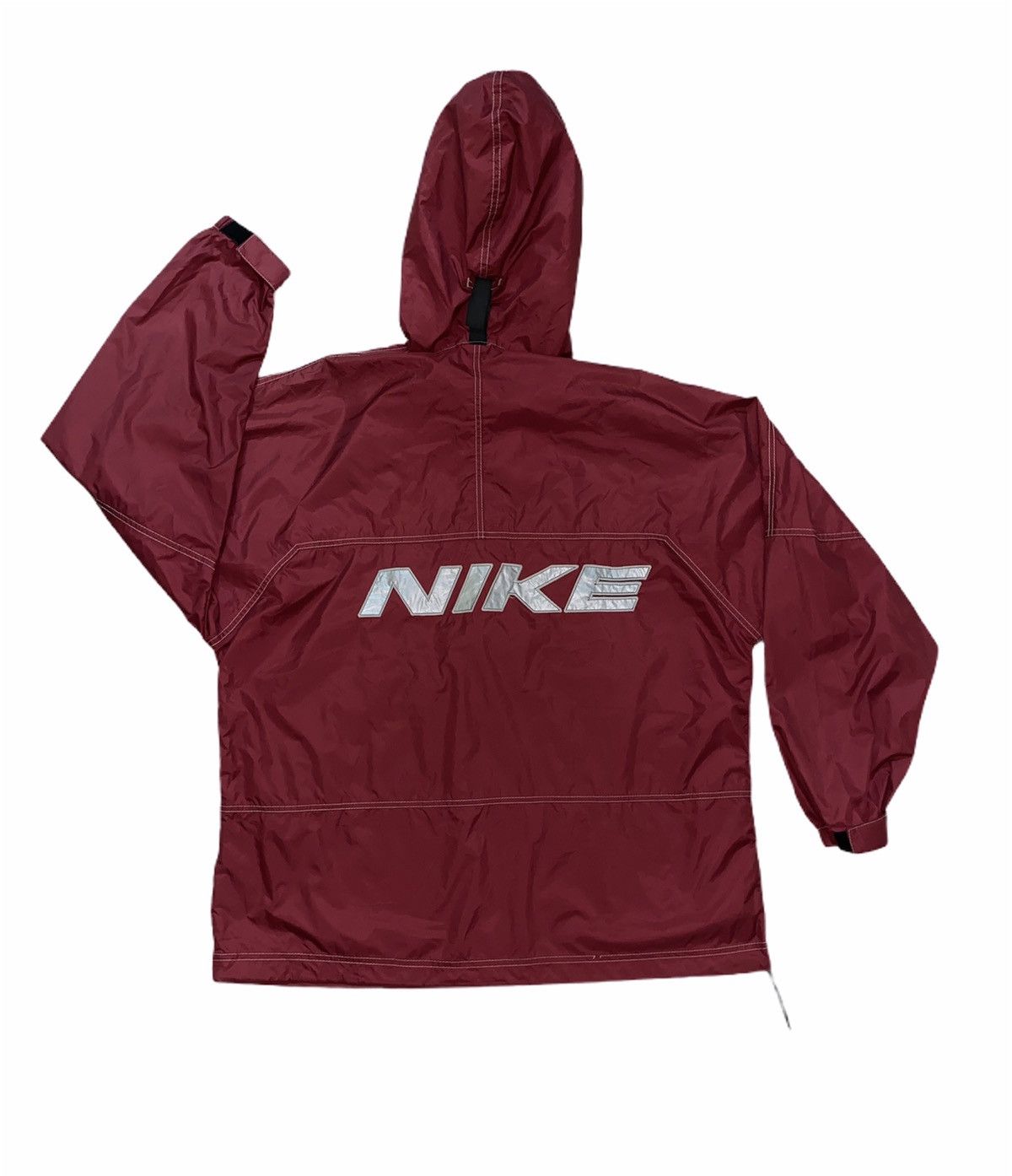 Vintage 90's Nike Anorak Windbreaker Jacket Big Logo Design