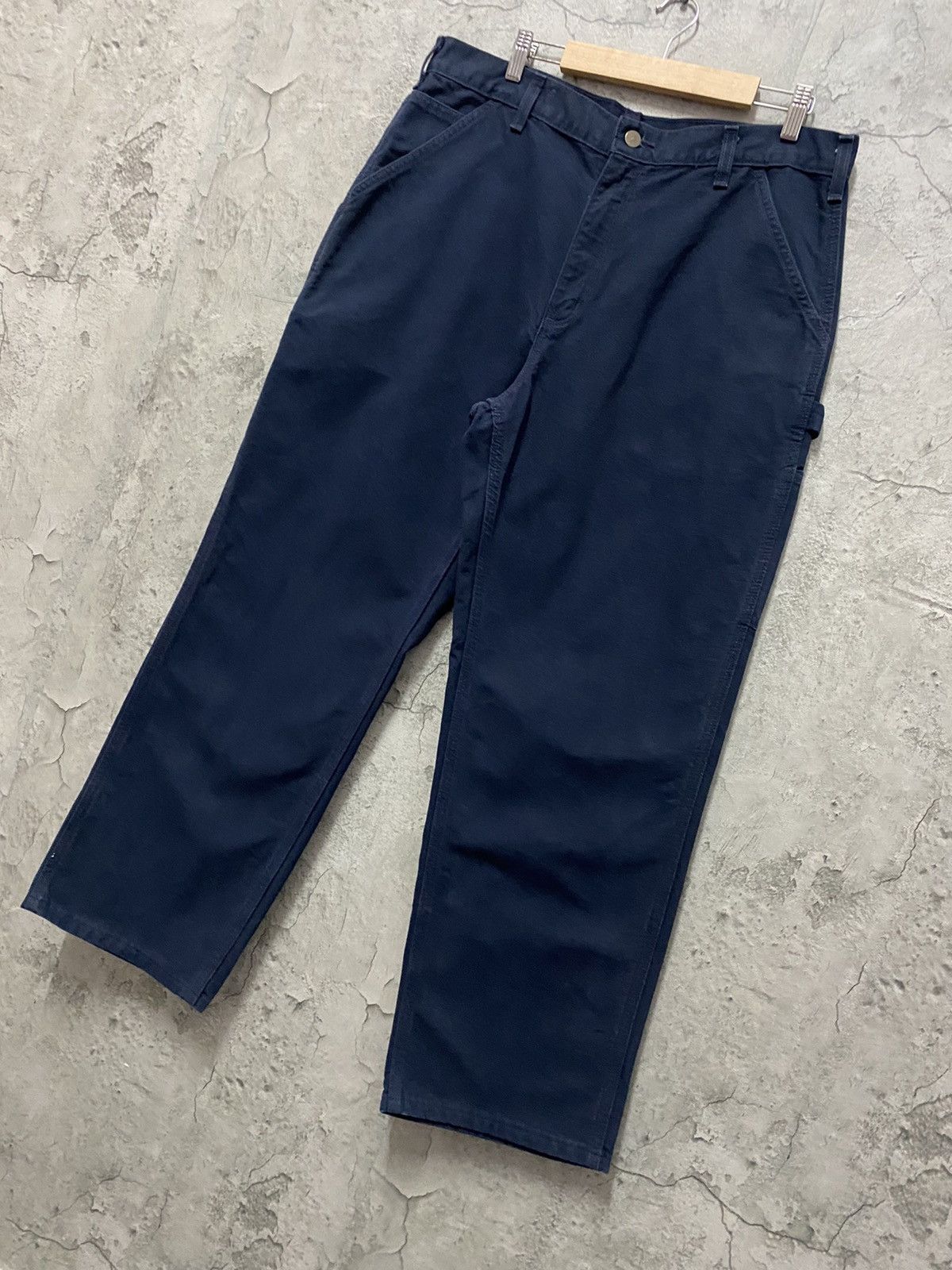 Carhartt × Vintage Vintage Carhartt Carpenter Dungaree Loose fit Pants Size US 36 / EU 52 - 9 Thumbnail