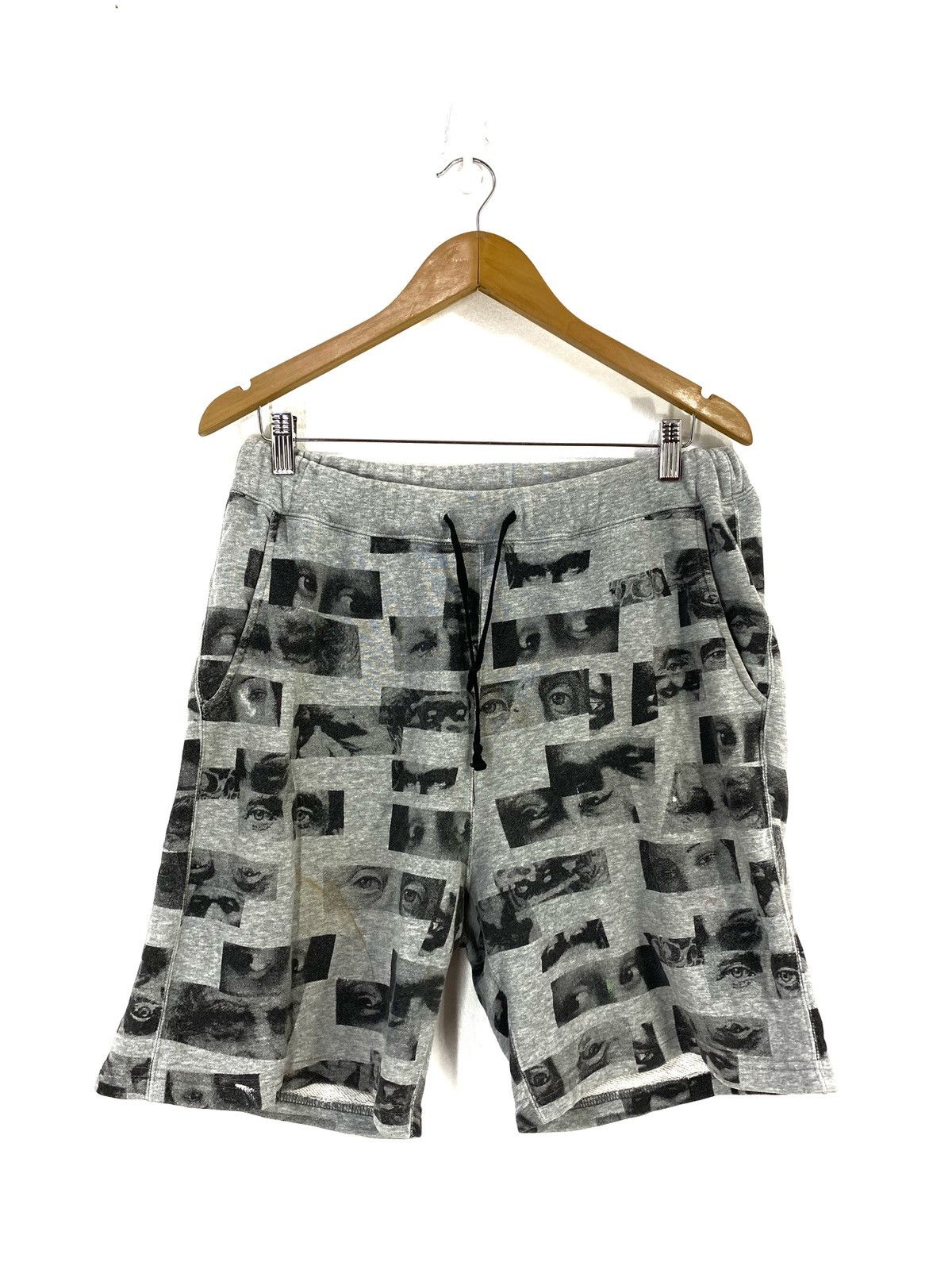 Japanese Brand × X-LARGE × Xlarge XLarge Full Print eyes Short Pants Design Size US 31 - 1 Thumbnail