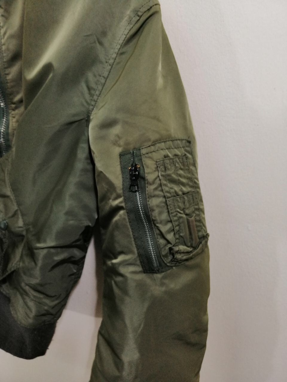Alpha Industries Vintage Alpha Industries Riversible MA-1 Bomber Jacket Green Size US L / EU 52-54 / 3 - 7 Thumbnail