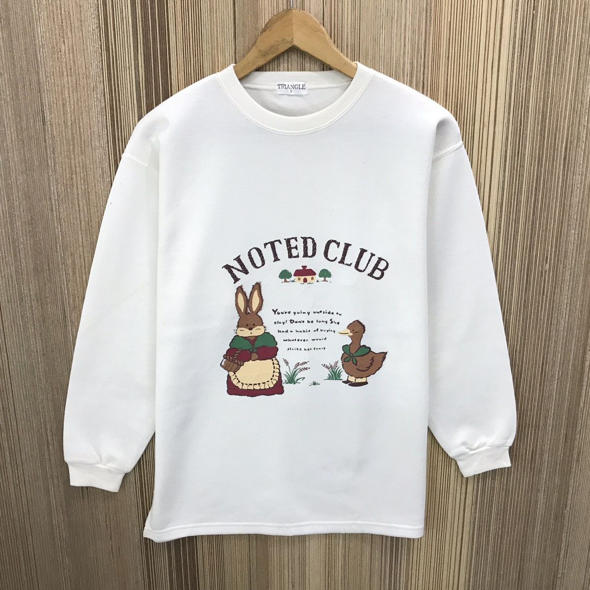 Cartoon Network × Japanese Brand × Vintage Vintage Triangle Sweatshirt Cartoon Noted Club Jumper Size US M / EU 48-50 / 2 - 1 Thumbnail
