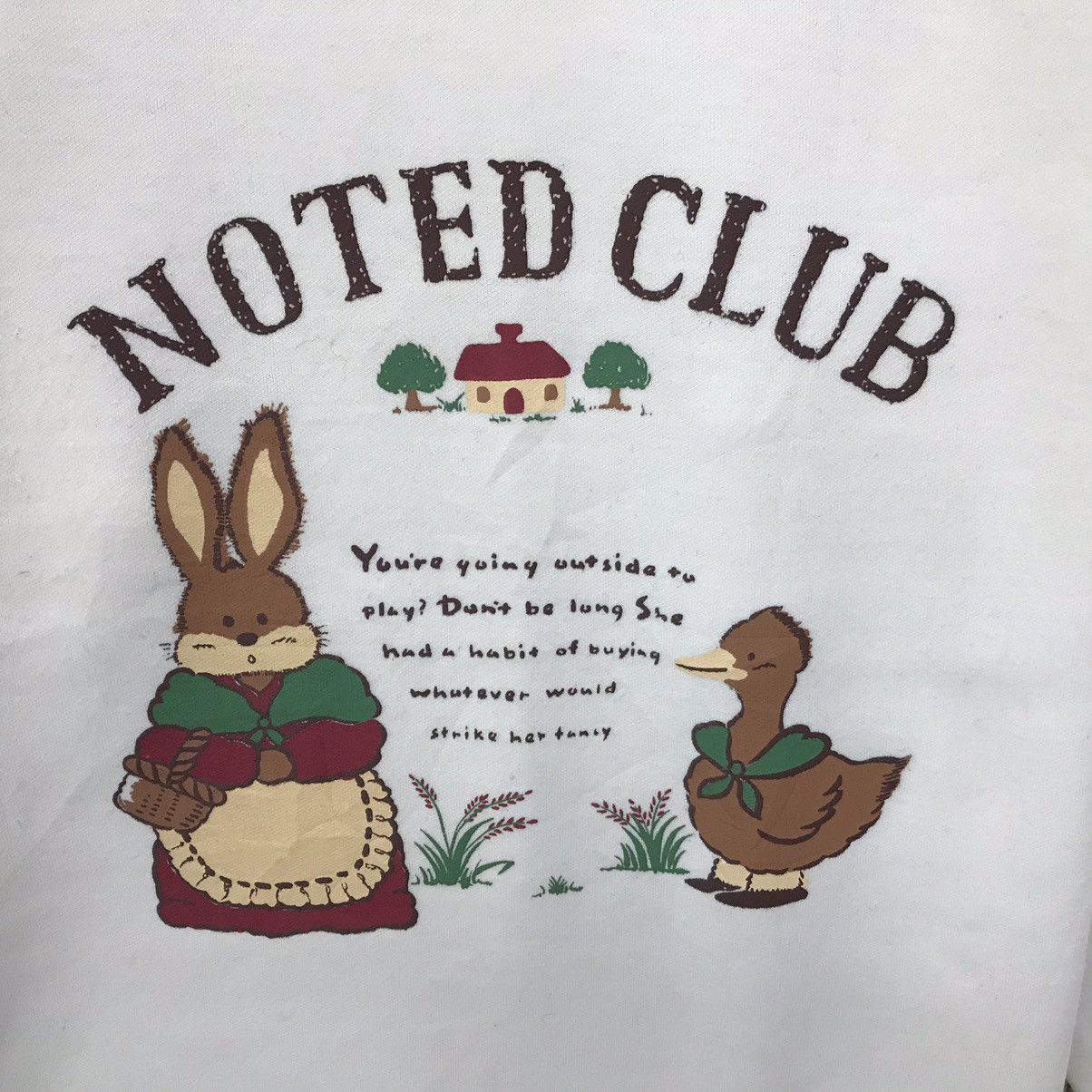 Cartoon Network × Japanese Brand × Vintage Vintage Triangle Sweatshirt Cartoon Noted Club Jumper Size US M / EU 48-50 / 2 - 2 Thumbnail