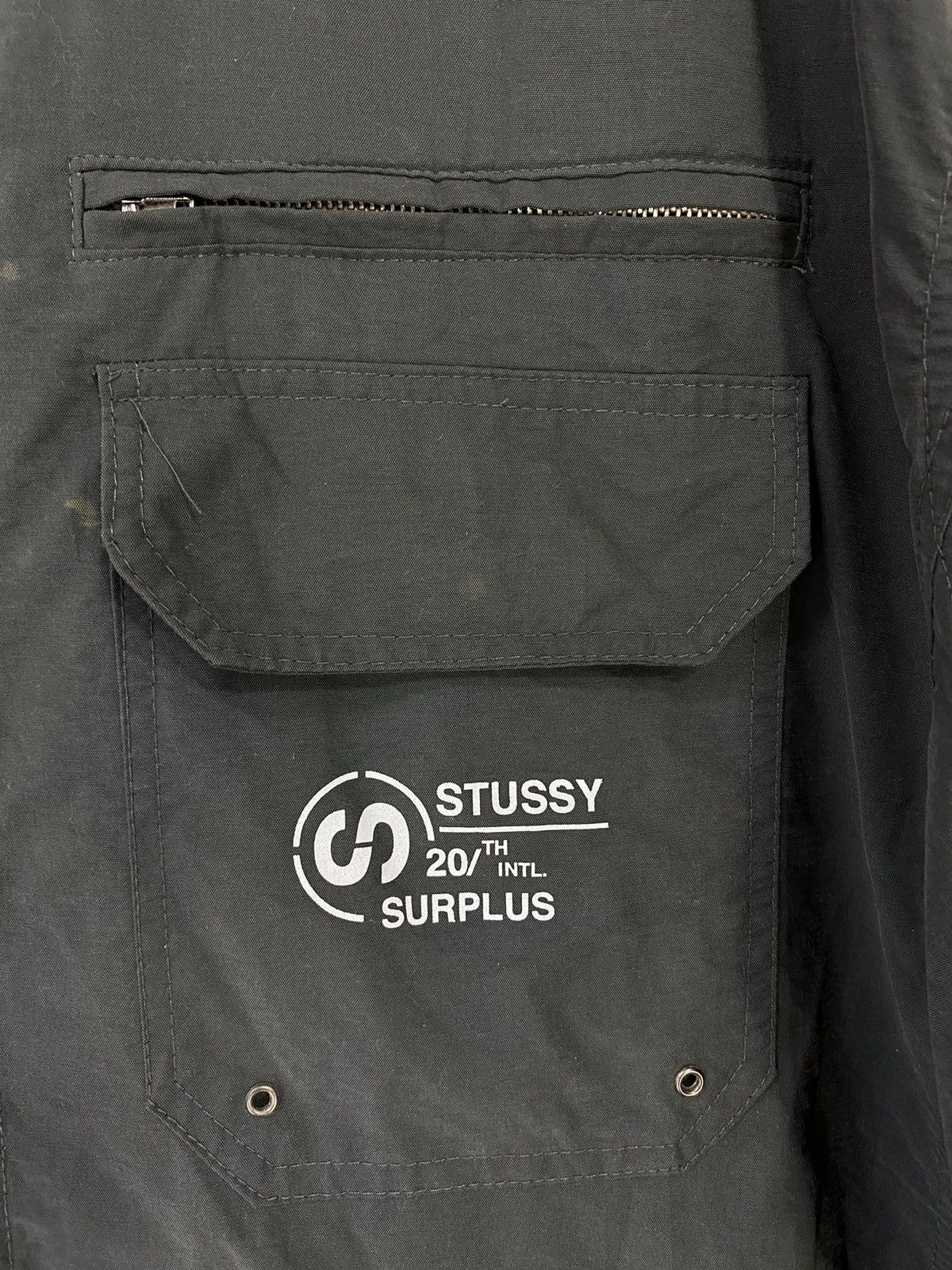Stussy Vintage Stussy Surplus Button Up Jacket Design Size US XL / EU 56 / 4 - 4 Thumbnail