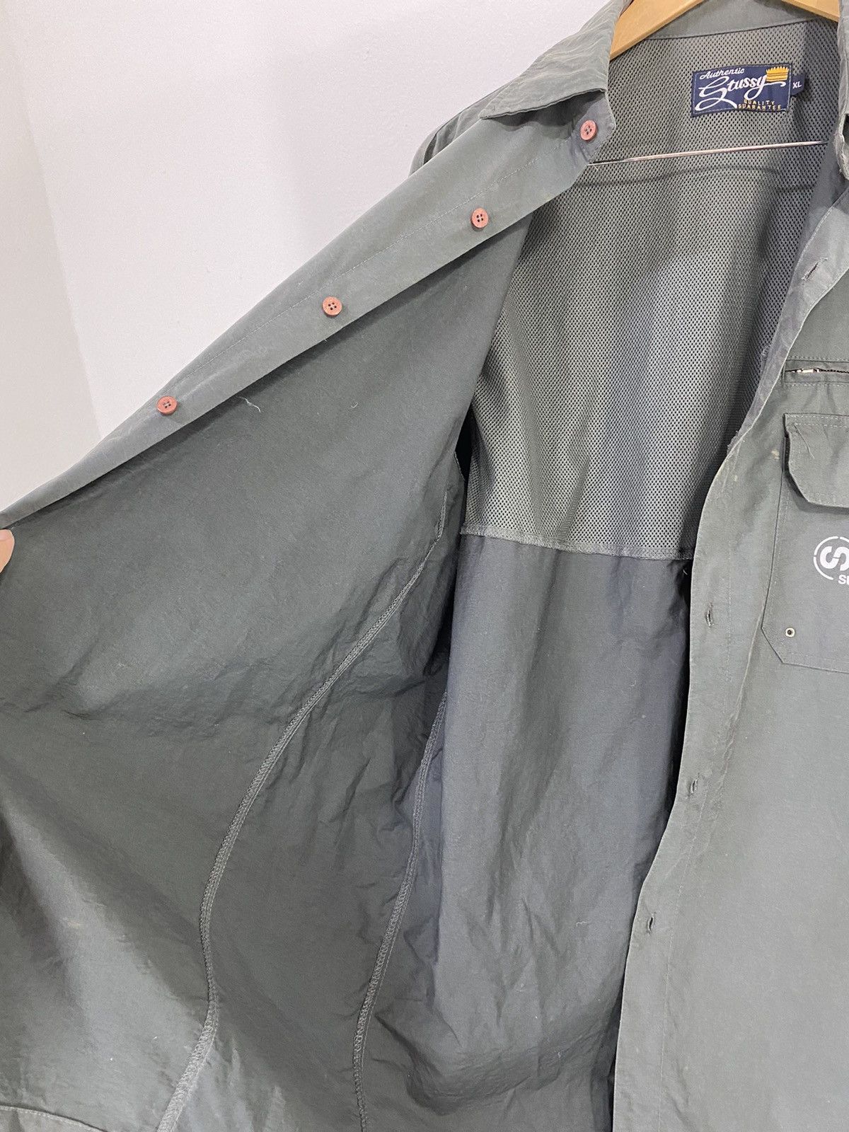 Stussy Vintage Stussy Surplus Button Up Jacket Design Size US XL / EU 56 / 4 - 8 Thumbnail