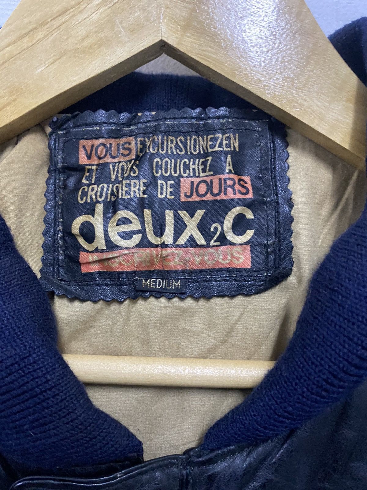 90’s Leather Puffer Jacket