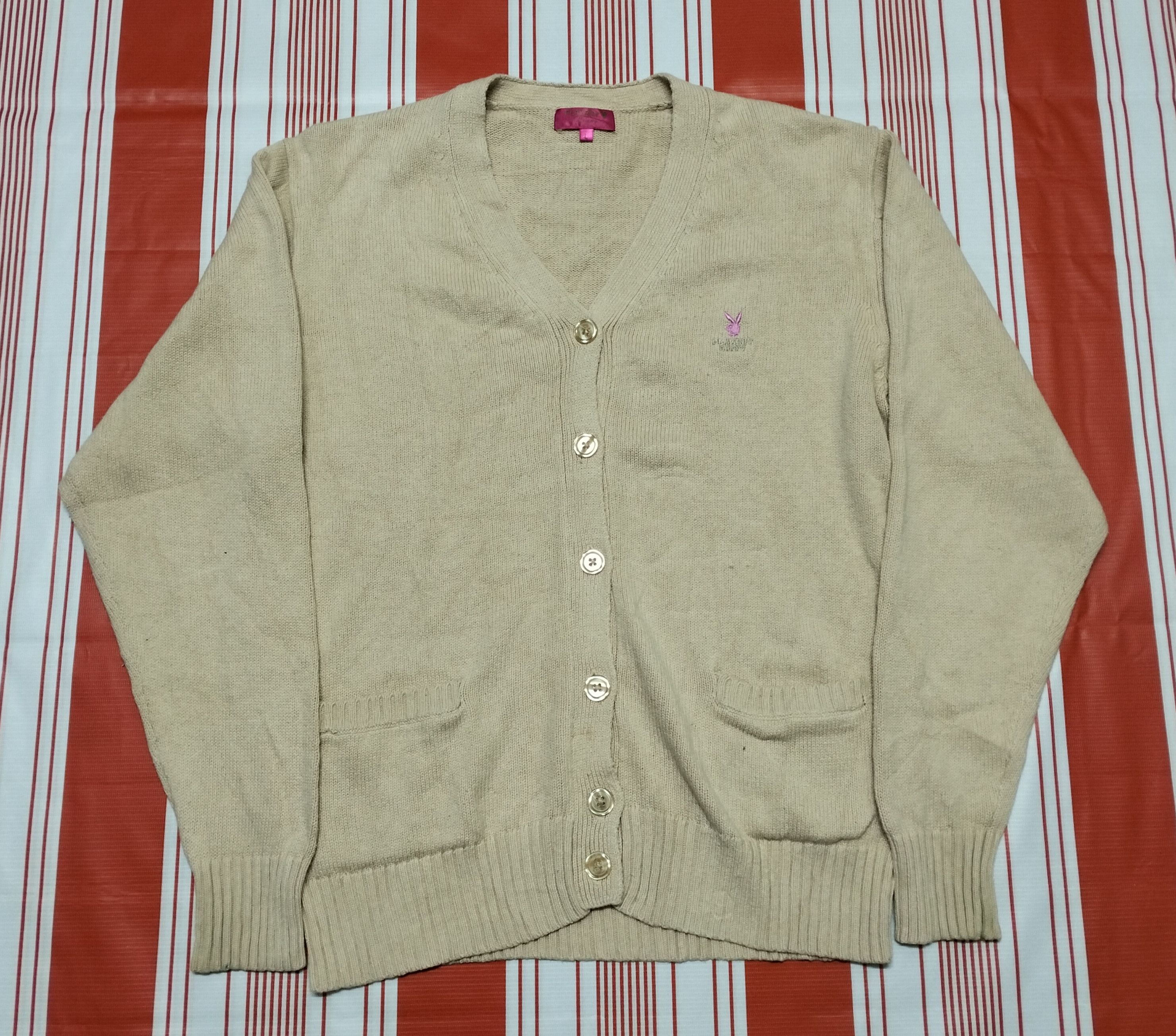 Playboy × Vintage Vintage Playboy Cardigan sweater Size S / US 4 / IT 40 - 2 Thumbnail