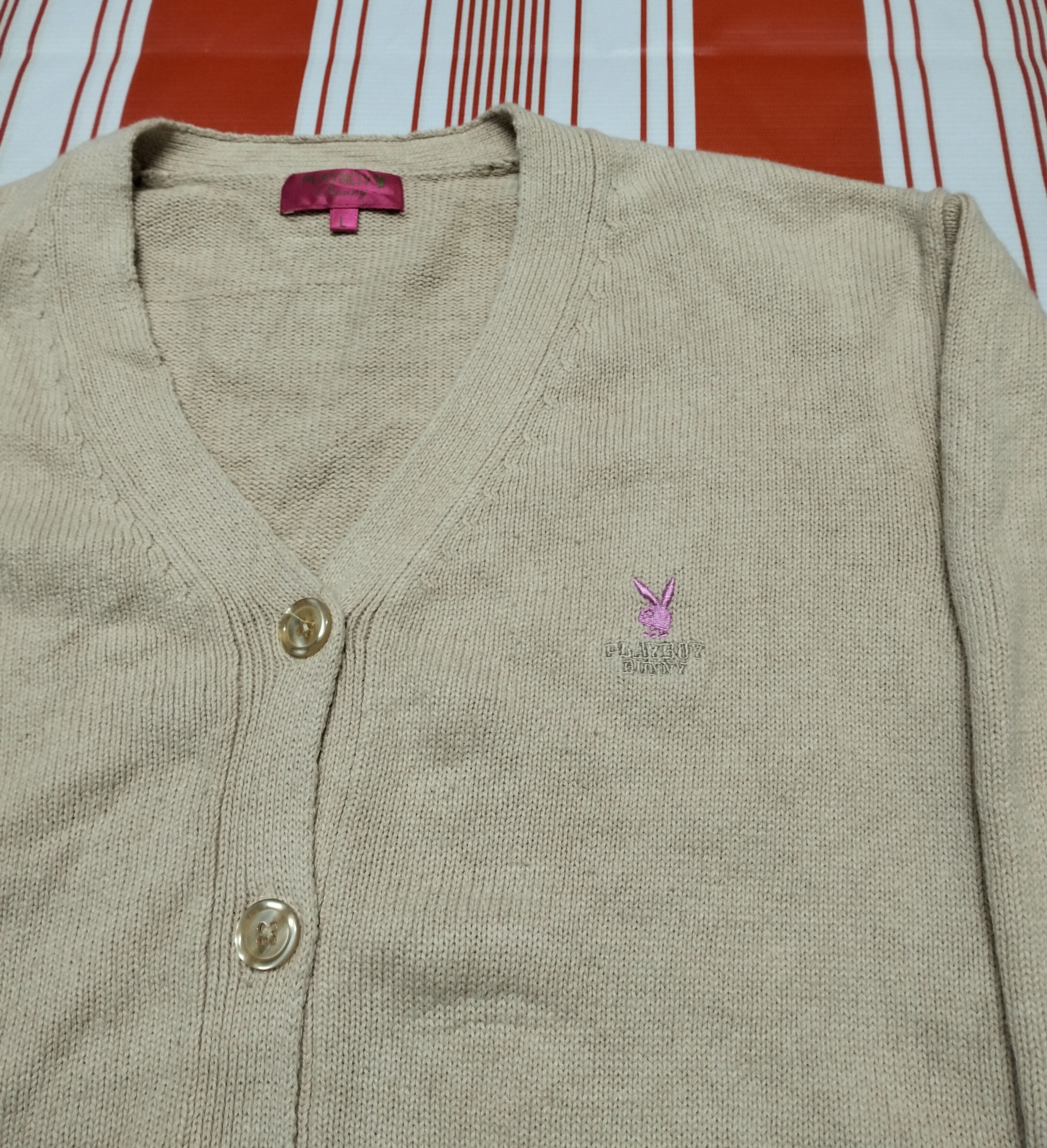 Playboy × Vintage Vintage Playboy Cardigan sweater Size S / US 4 / IT 40 - 1 Thumbnail