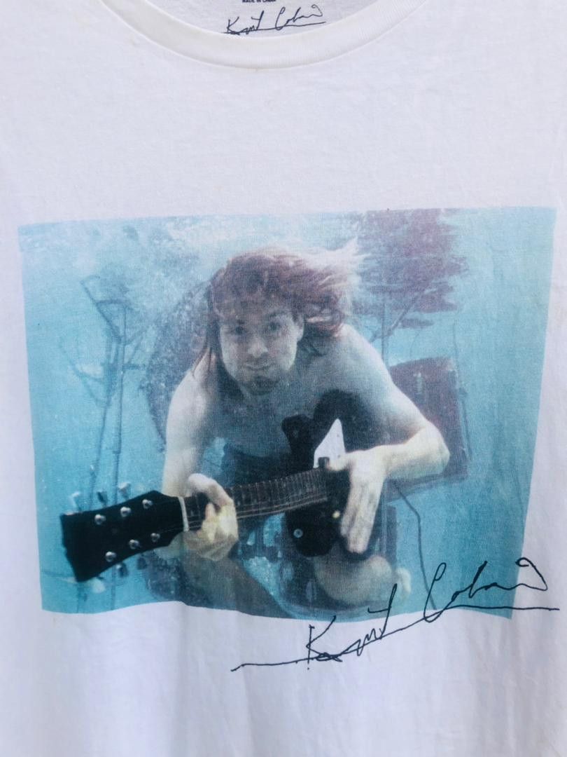 Band Tees Nirvana Signature Designer Streetwear Fashion Style Shirt Size US XL / EU 56 / 4 - 3 Thumbnail