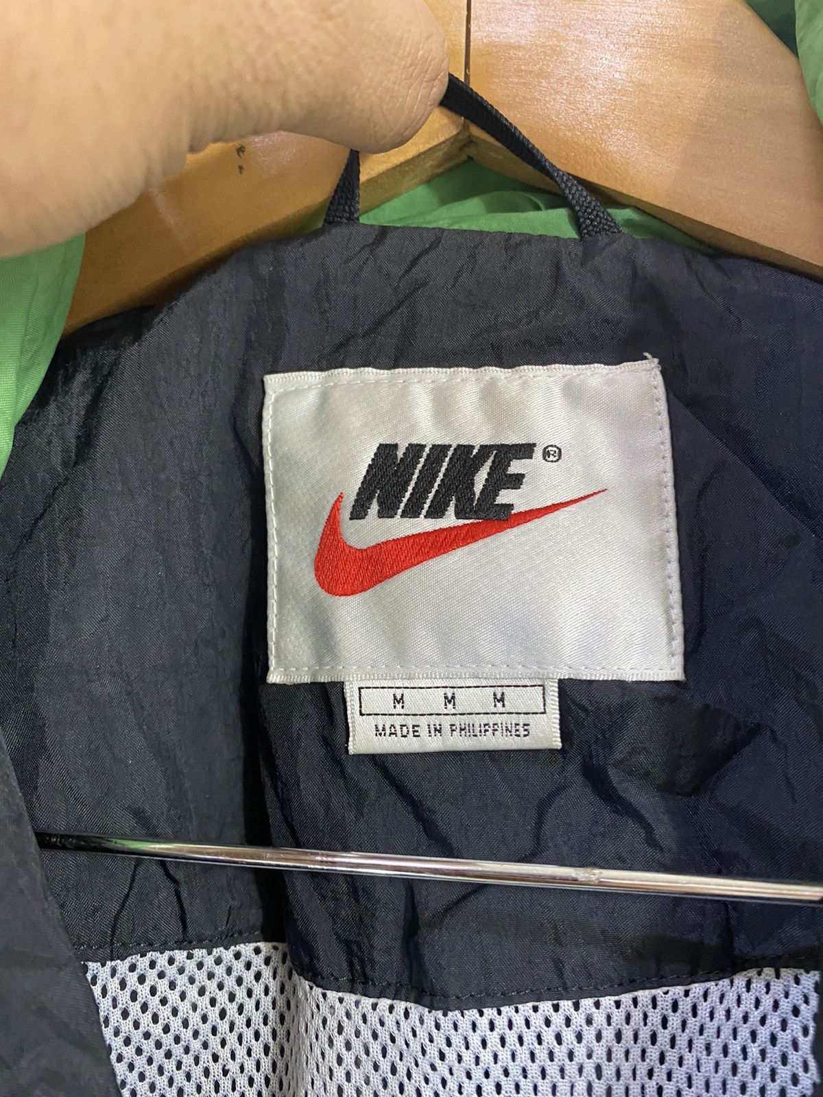 Vintage Nike Windbreaker Jacket Half Zipper Design